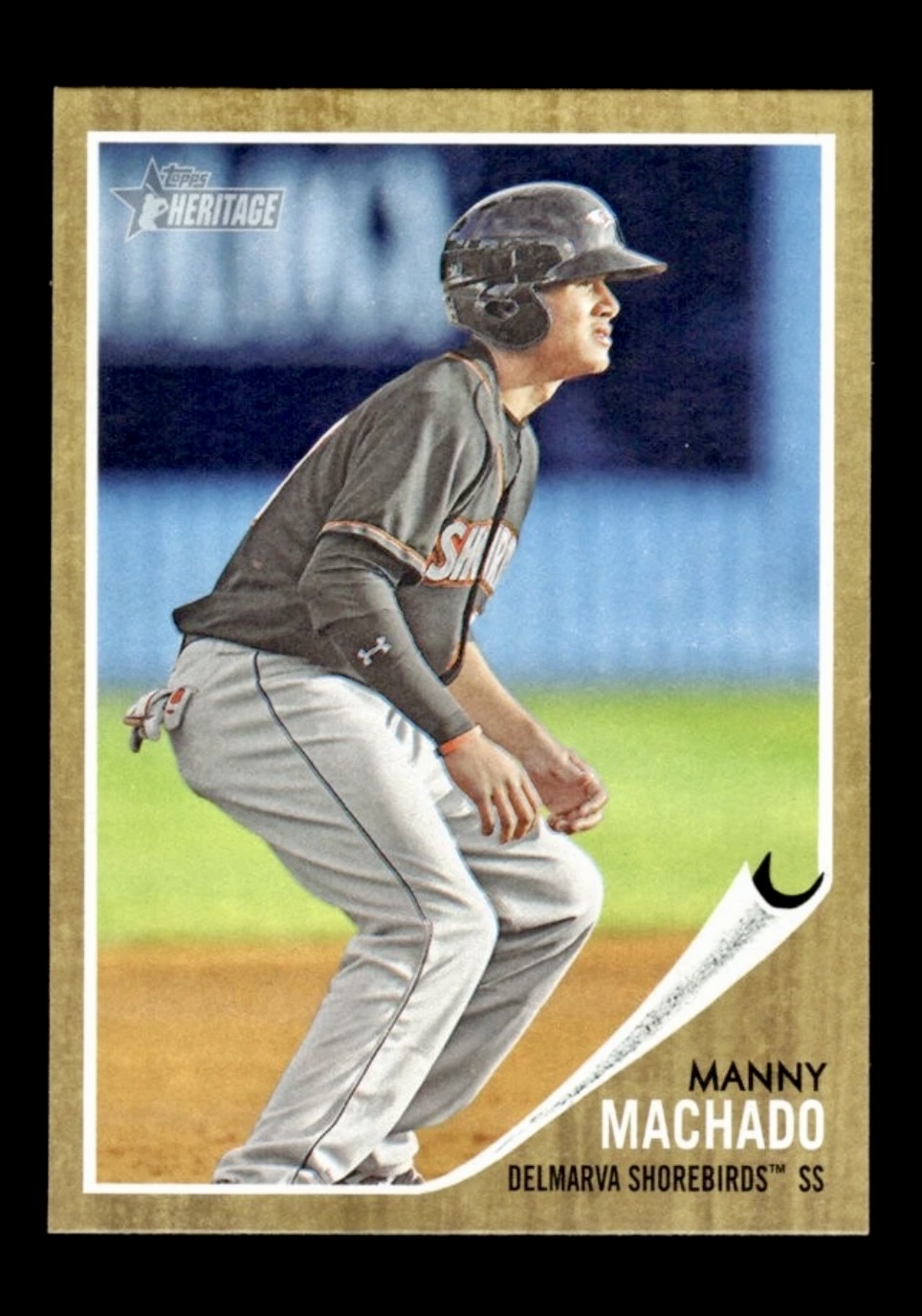 2011 Topps Heritage Minors Manny Machado #161 Rookie RC