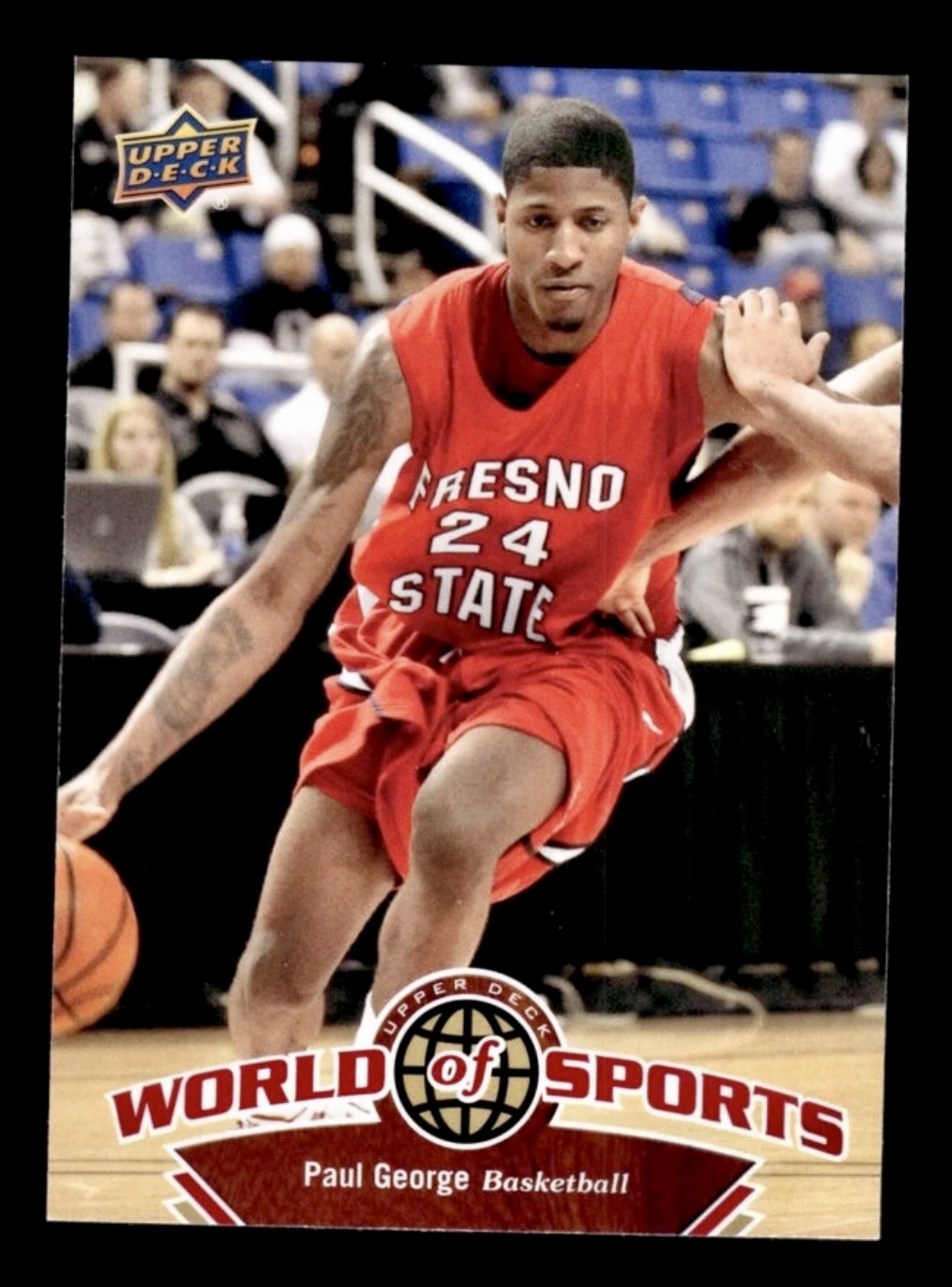 2010 Upper Deck World Of Sports Paul George #44 Rookie RC Fresno St