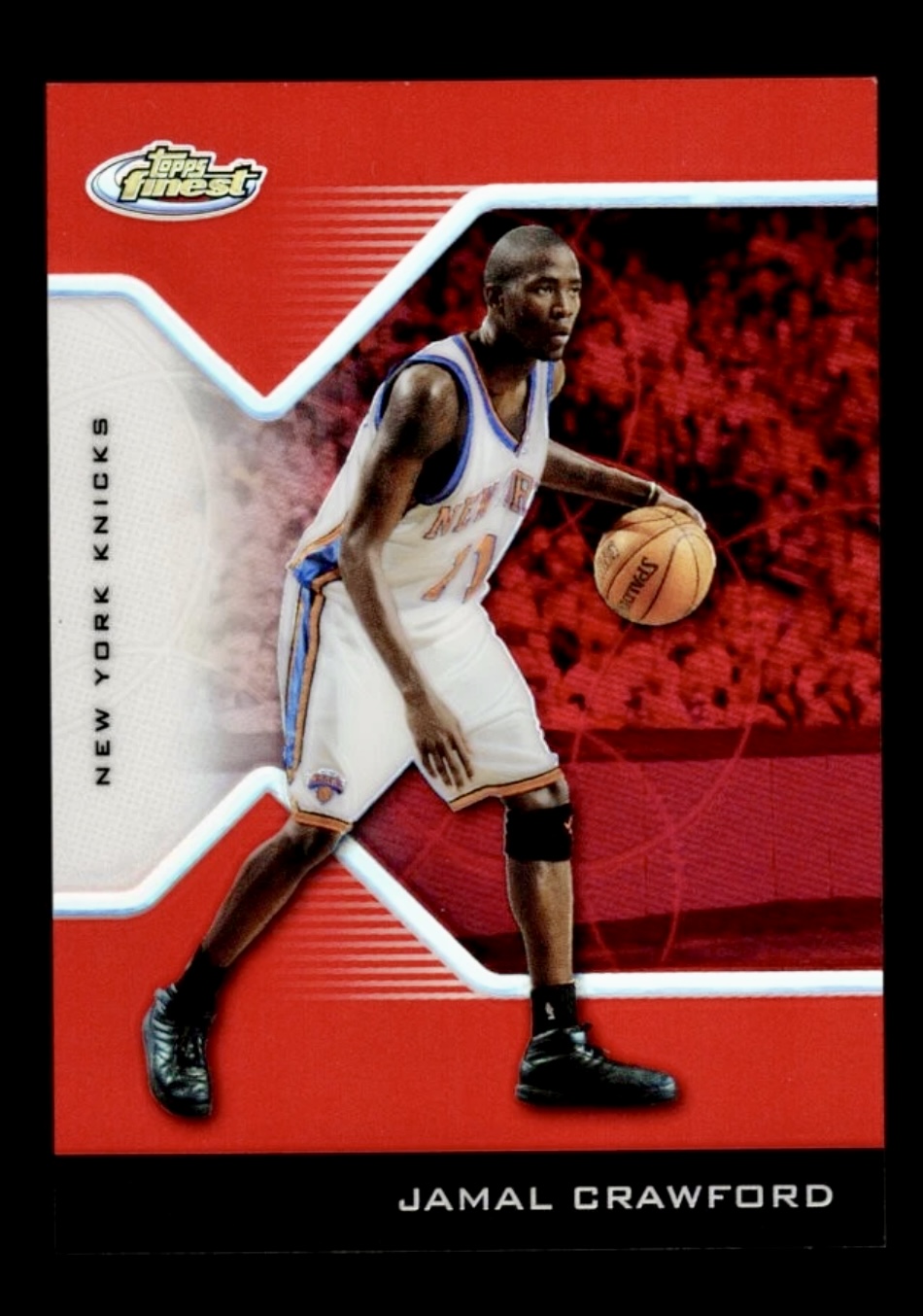 2006 Topps Finest Jamal Crawford #61 Red Refractor /149 Rare 🔥