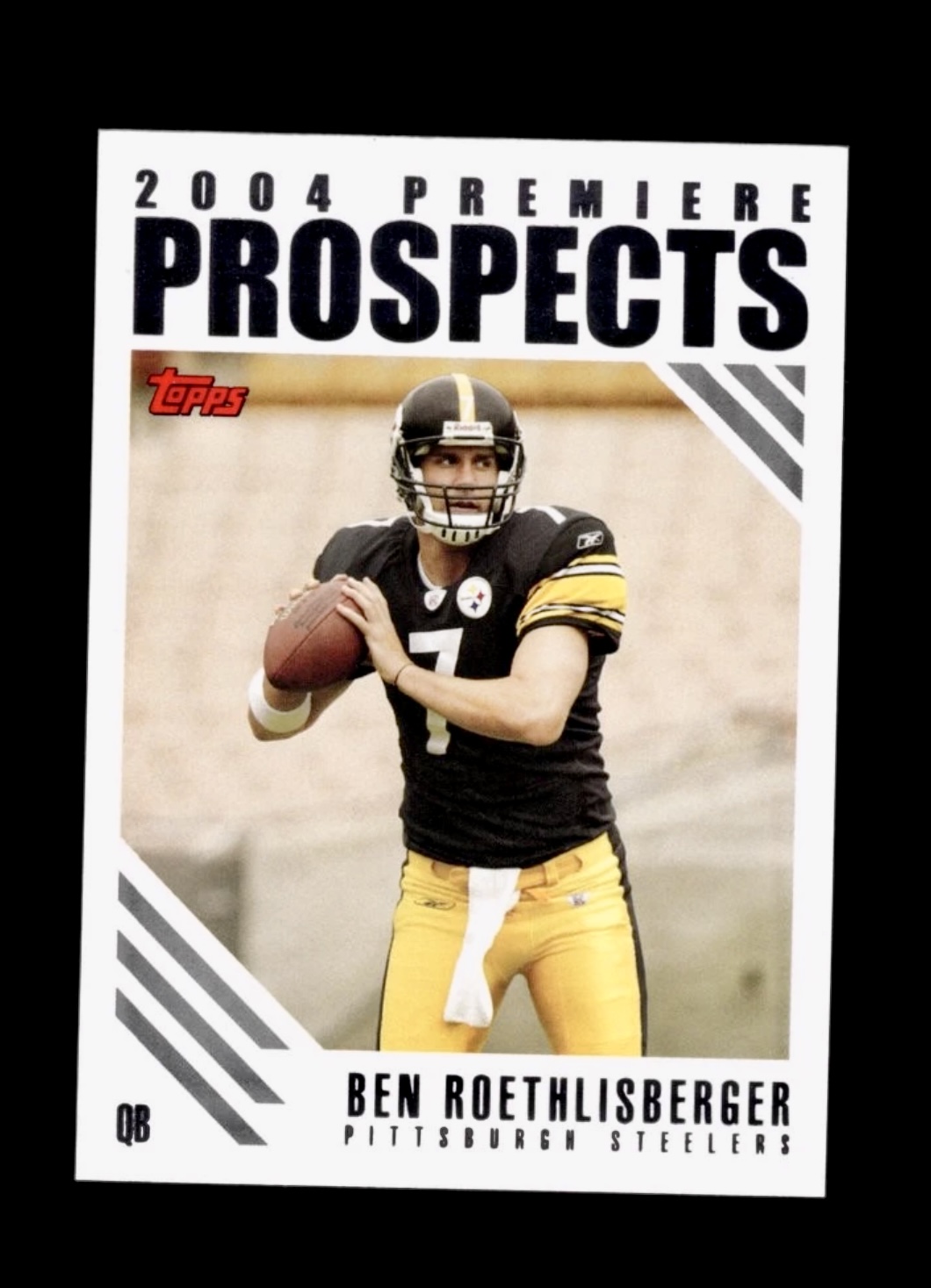 2004 Topps Premier Prospects Ben Rothlisberger #PP1 Rookie RC 🔥🔥