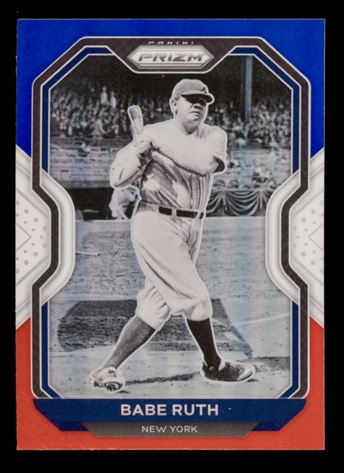 2021 Prizm Babe Ruth #182 Red white Blue RWB Prizm