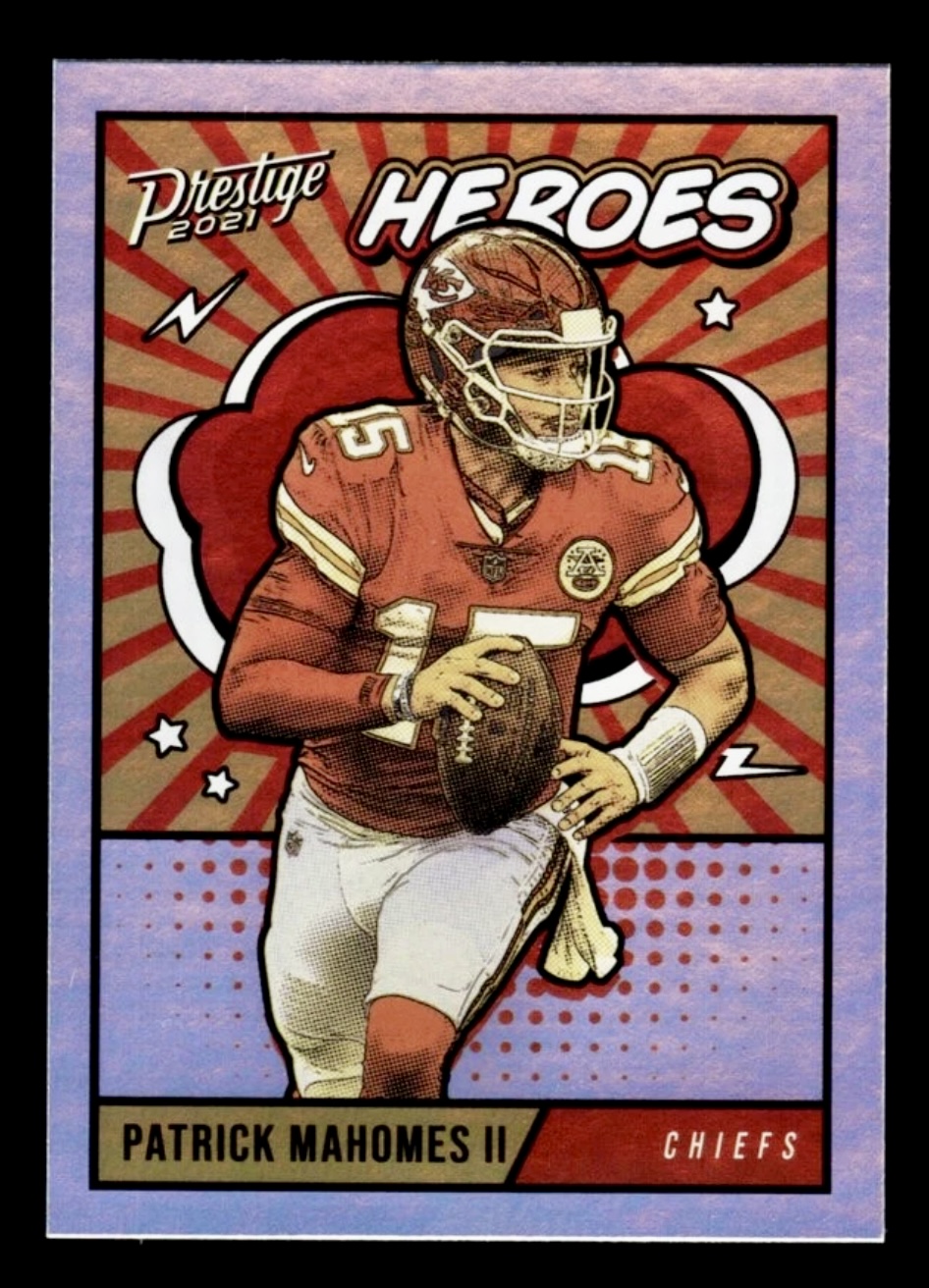 2021 Prestige Patrick Mahomes #HE-3 Heroes Holo