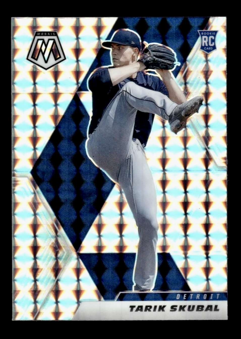 2021 Panini Mosaic Tarik Skubal #246 Silver mosaic Rookie RC