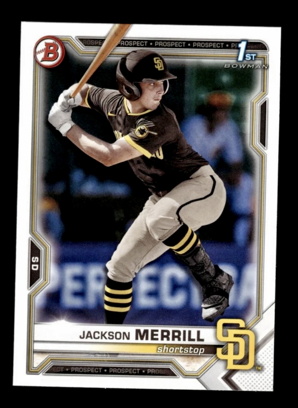 2021 Bowman Draft Jackson Merrill #BD-119 1st Rookie RC