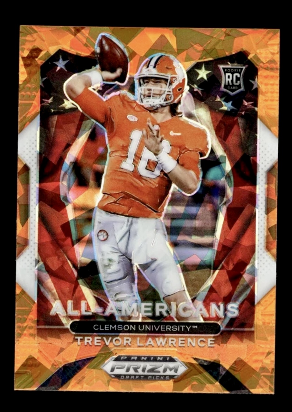 2021 Prizm Draft Trevor Lawrence #181 Orange I’ve Rookie RC All Americans