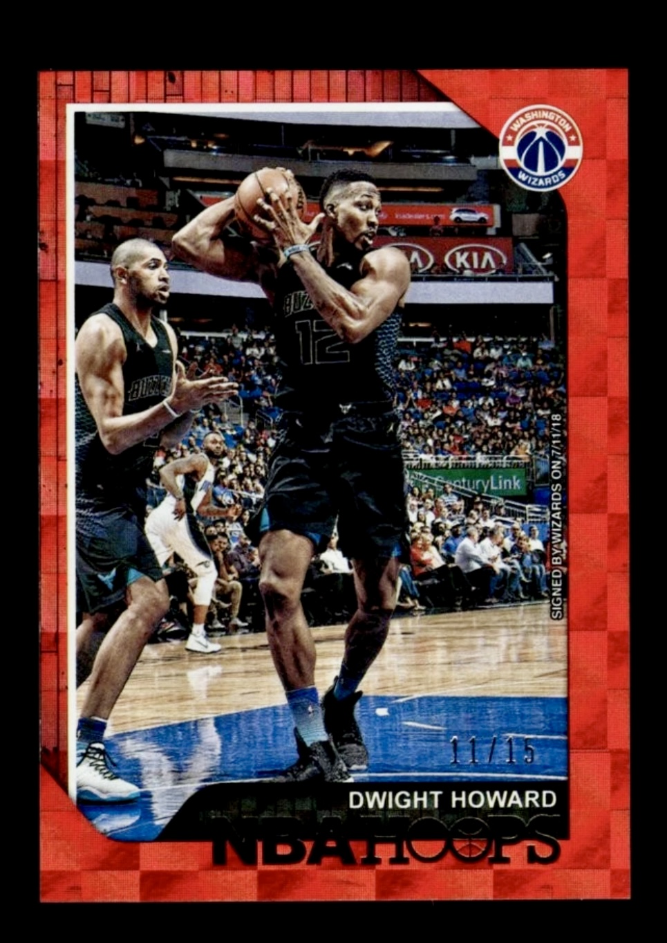 2018-19 NBA Hoops Dwight Howard #99 Red Checkerboard /15 WOW Super Rare 👀🔥🔥
