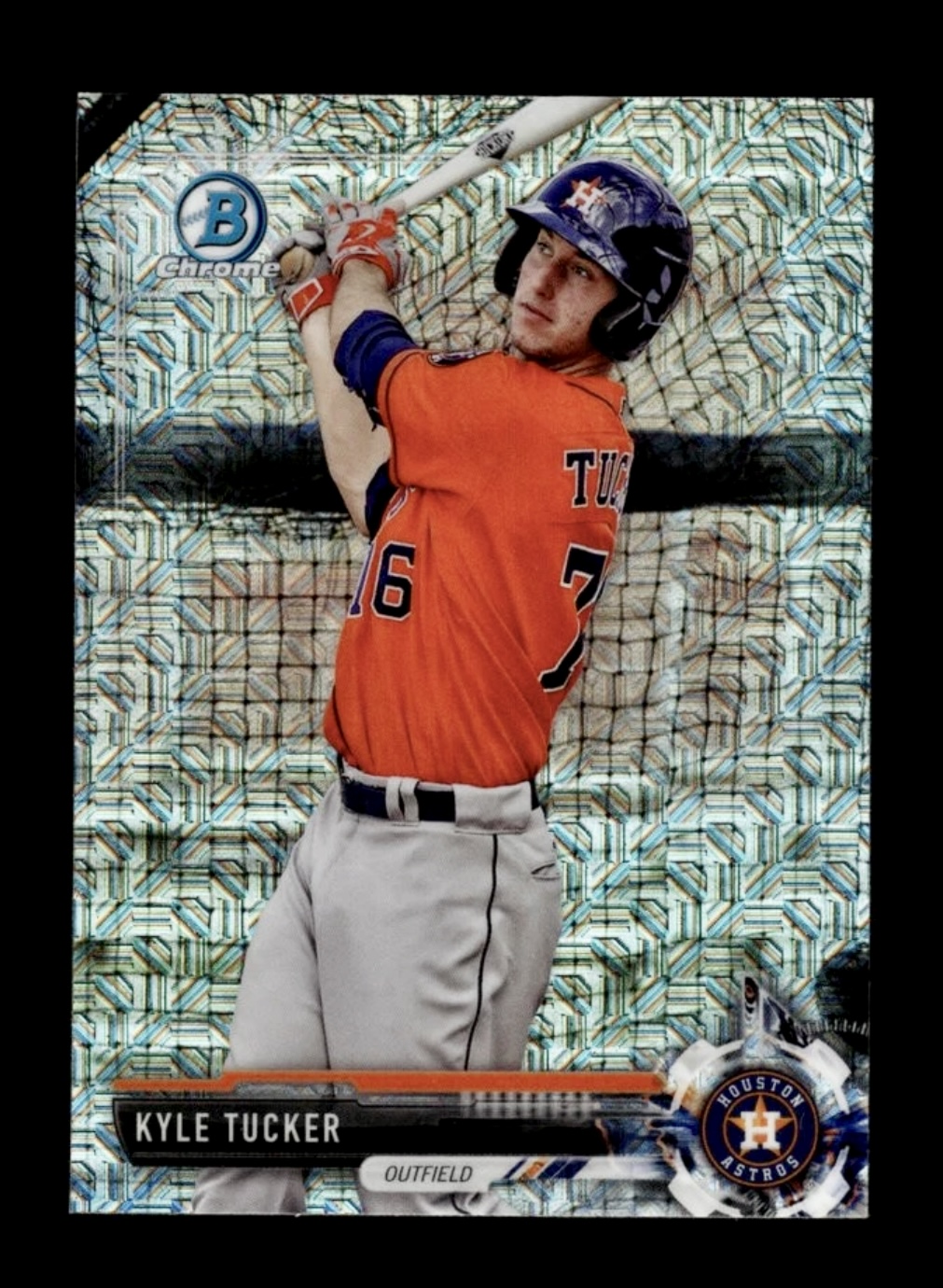 2017 Bowman Chrome Kyle Tucker #BCP26 Rookie Mojo Refractor RC