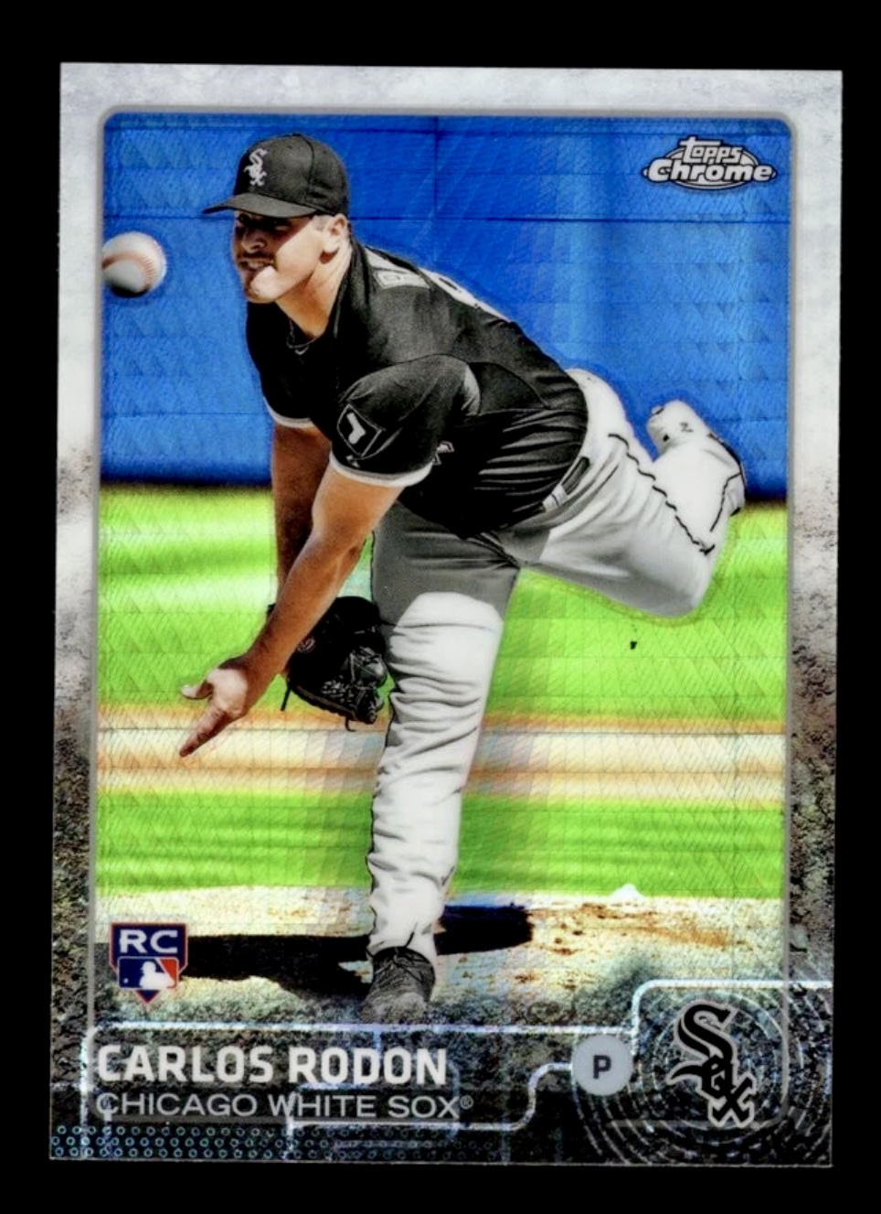 2015 Topps Chrome Carlos Rodon #90 Rookie RC Refractor