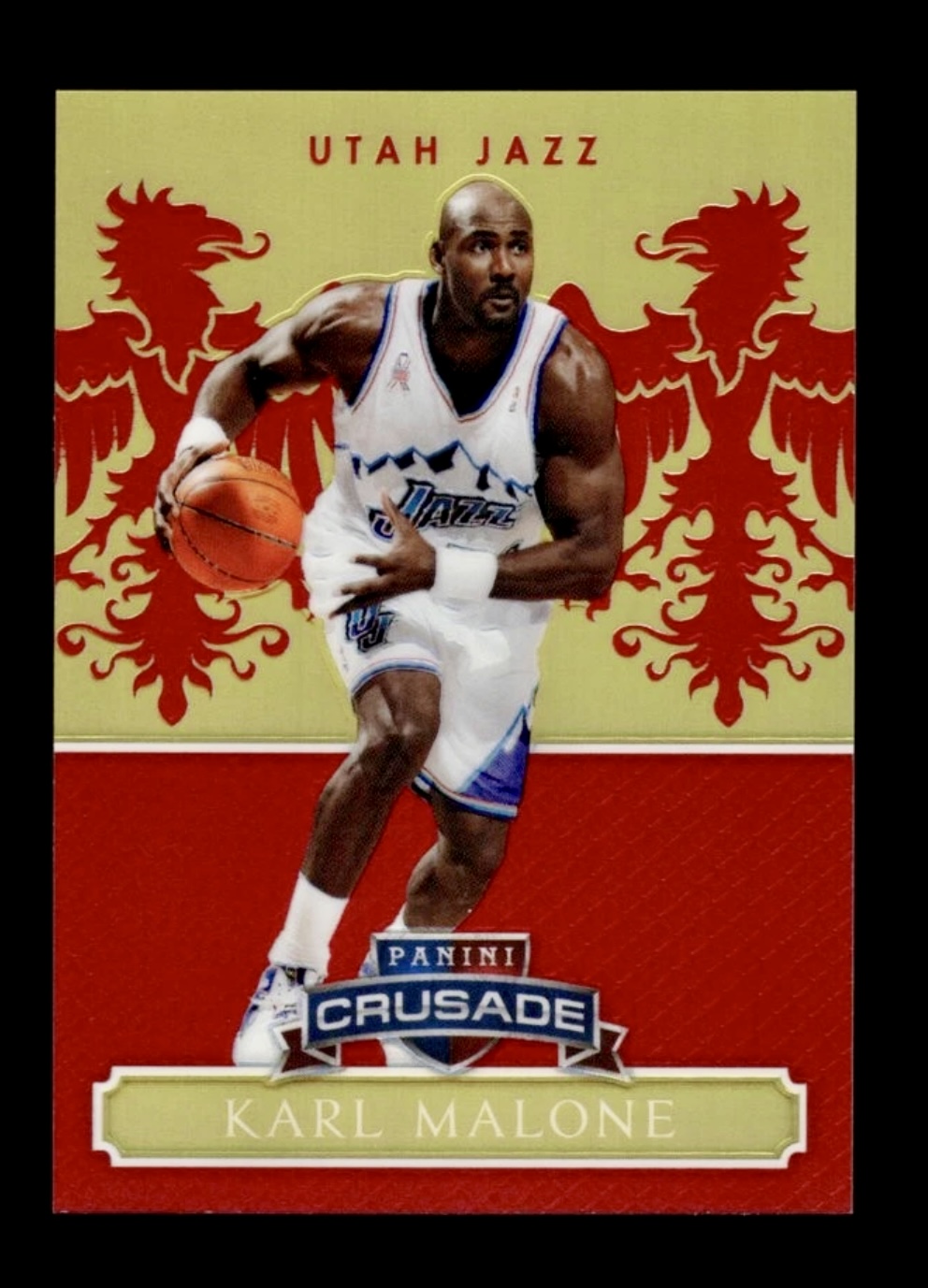 2014-15 Panini Excalibur Crusade Karl Malone #156 Red Parallel /99 Rare 🔥🔥