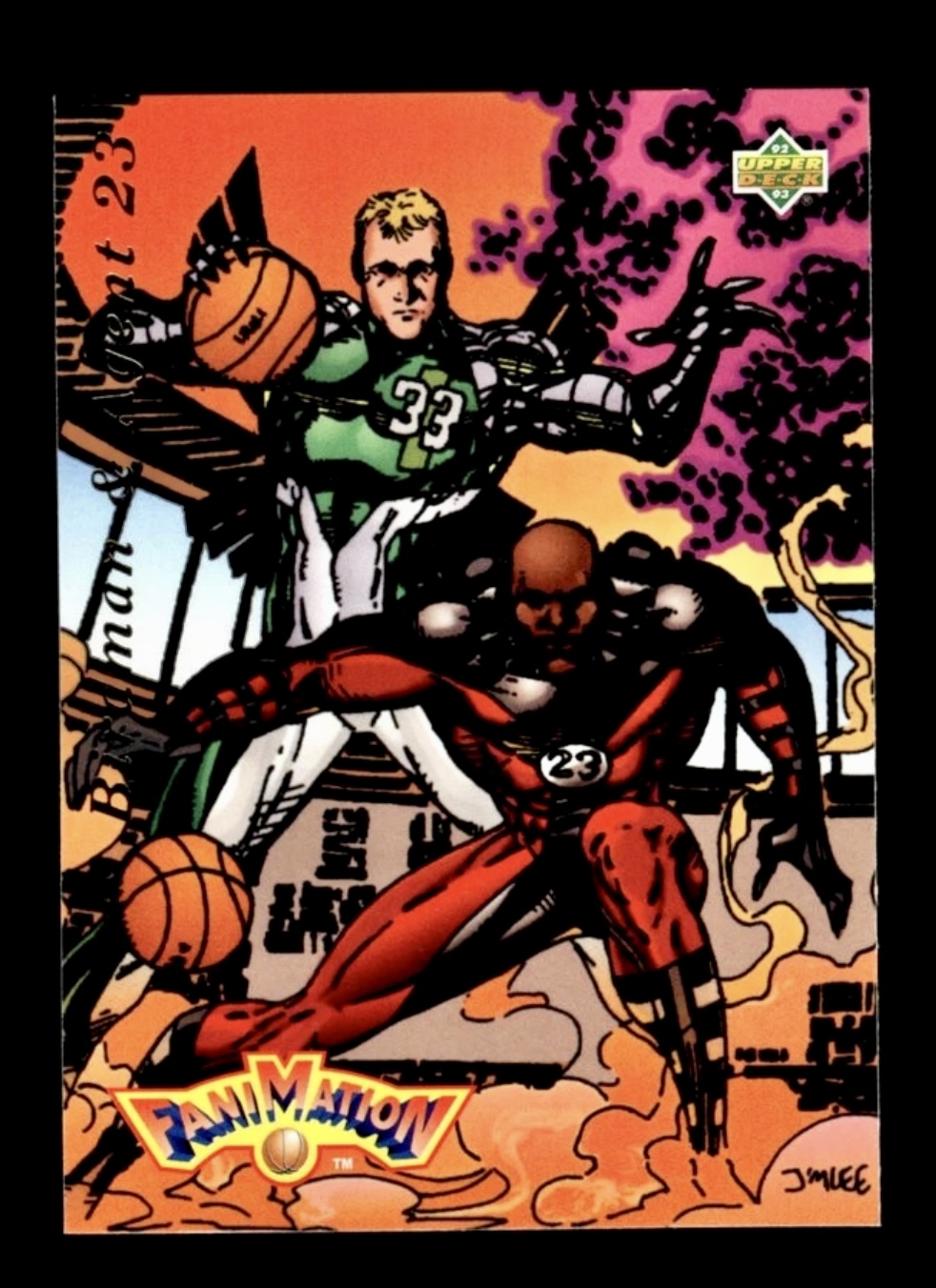 1993 Upper Deck Agent23(MJ) & Birdman(Larry Bird) #510 Fanimation 🔥🔥👀