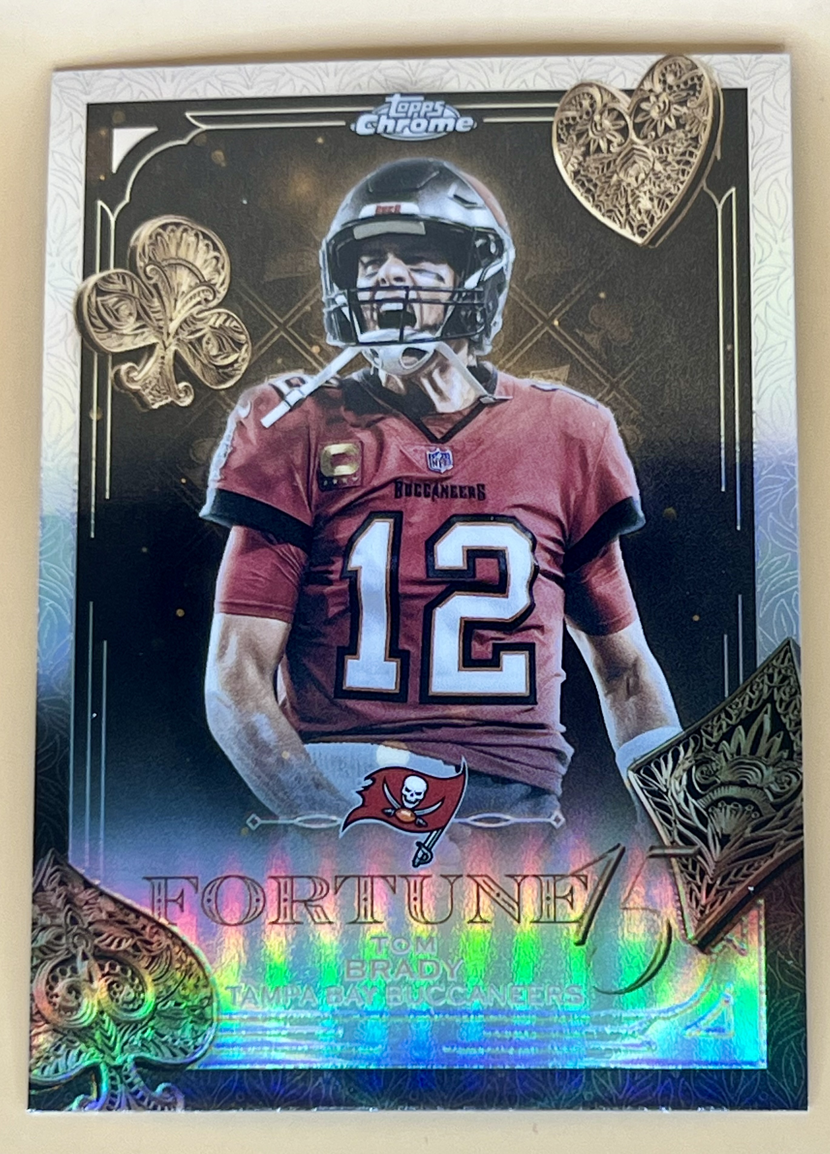 2025 Topps Chrome Tom Brady #F15-35 Fortune 15 Refractor