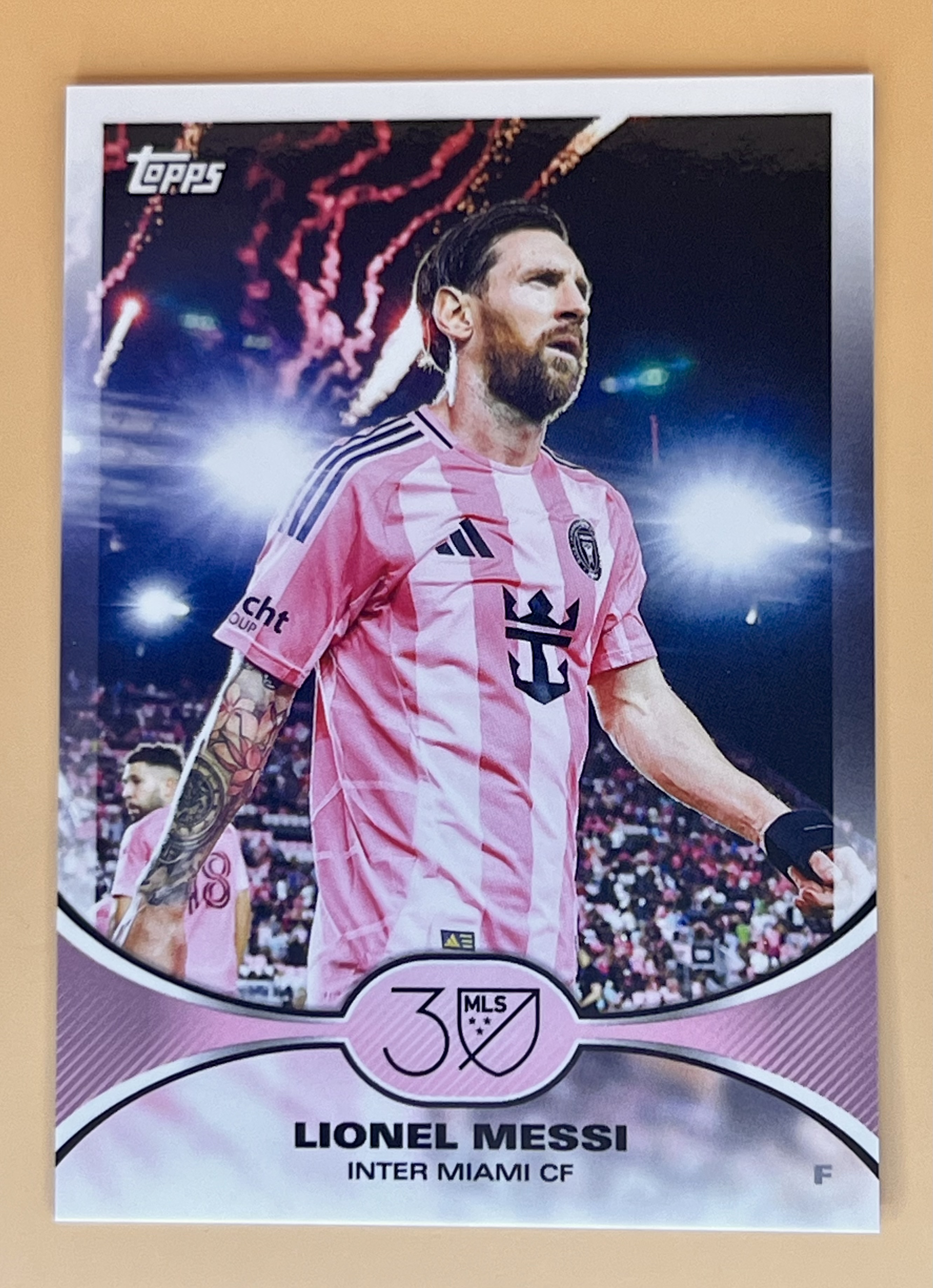 2025 Topps MLS Lionel Messi #22 30th Anniversary Collection