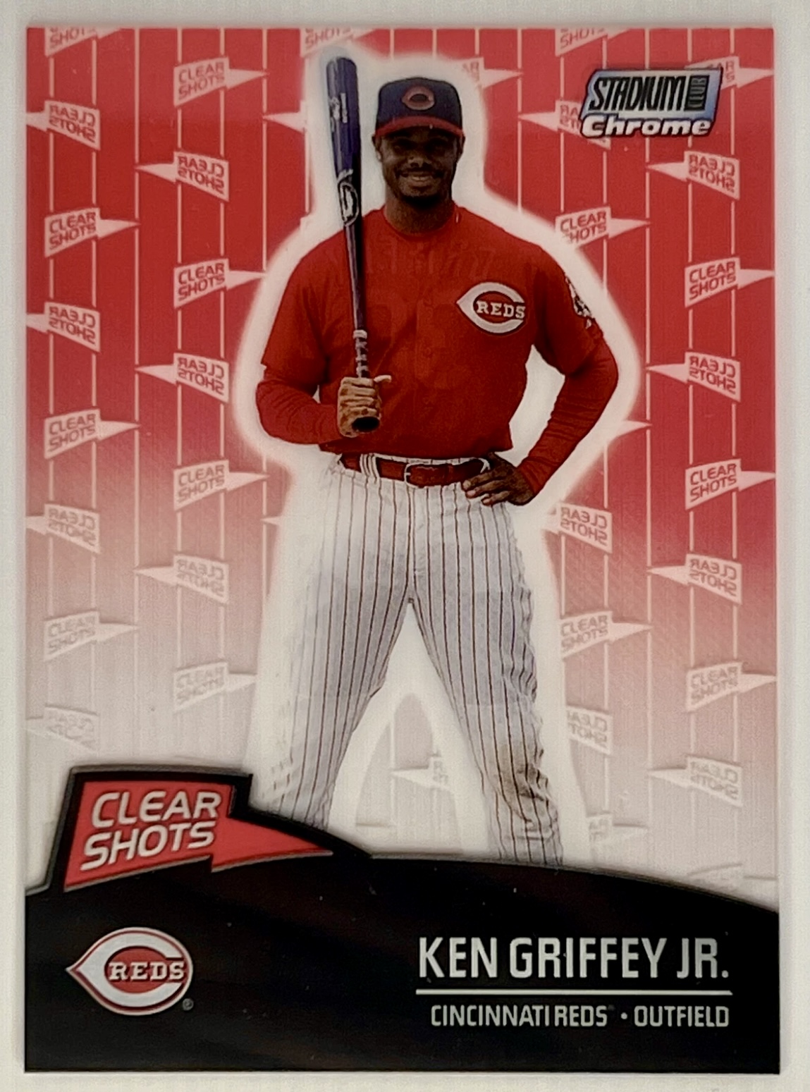 2000 Topps Stadium Club Chrome Ken Griffey JR #CS9 Clear shots 🔥🔥