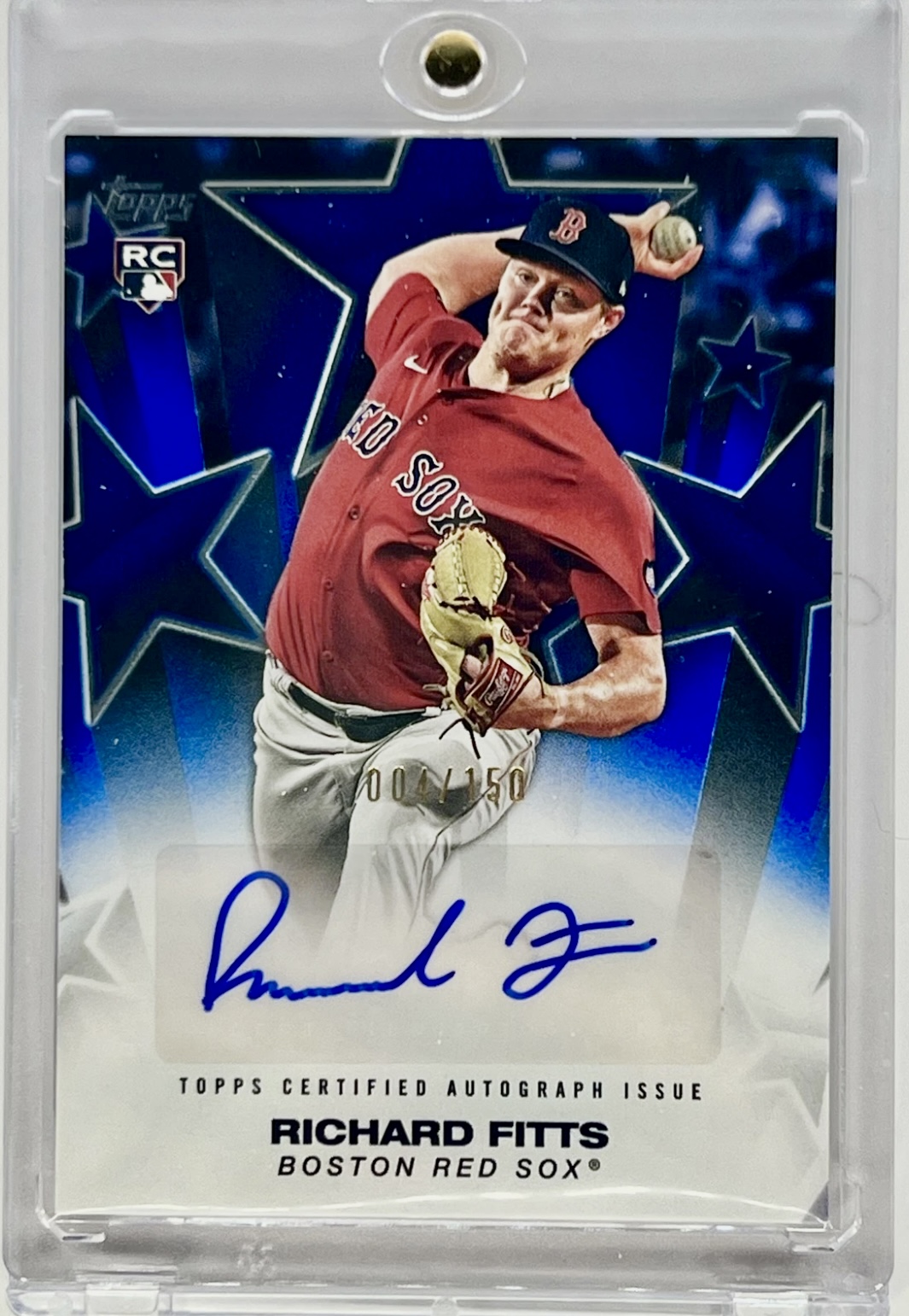 2025 Topps Series 2 Richard Fitts #BSA2-RF Rookie Auto Autograph 🔥🔥