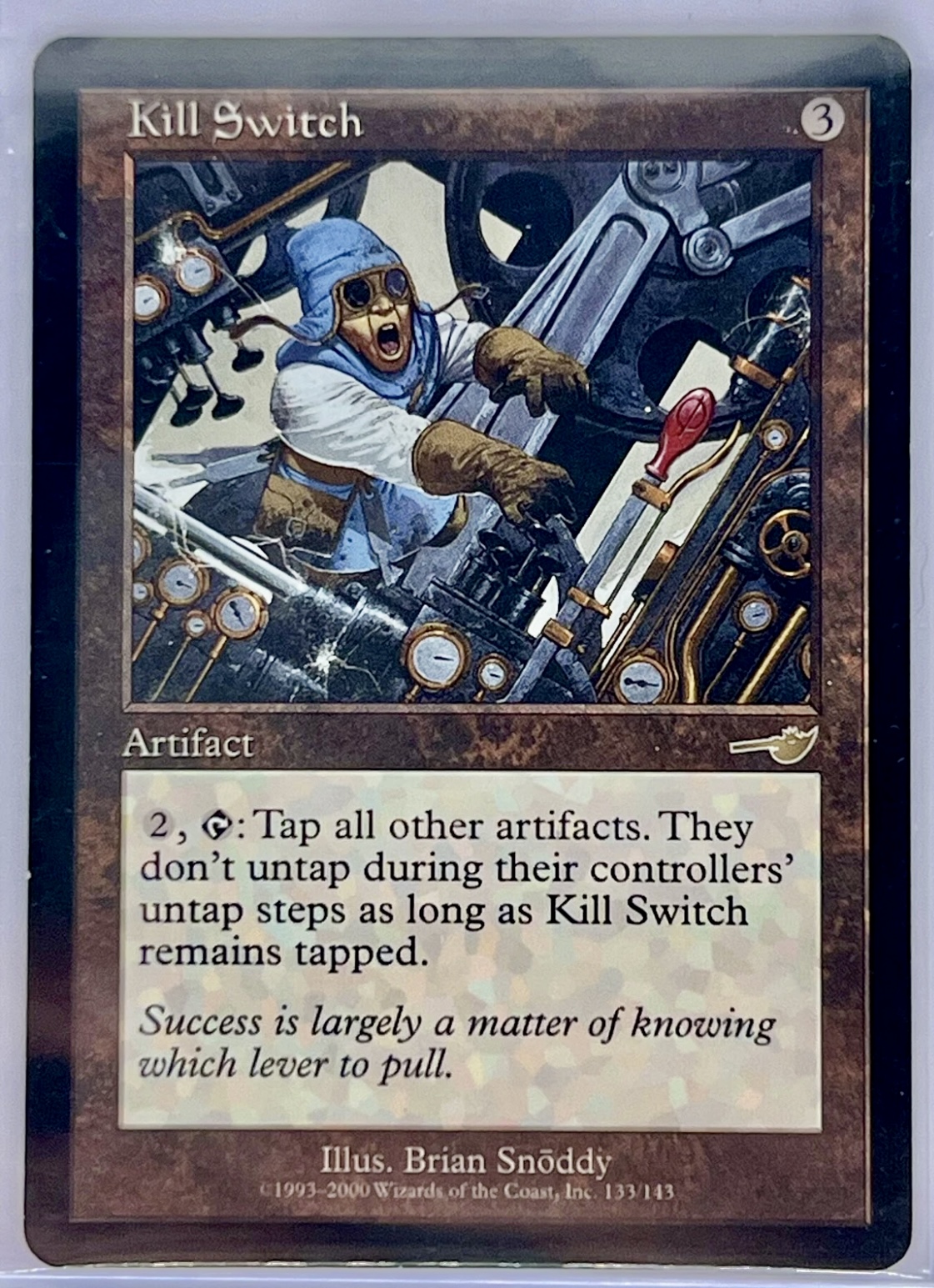 MTG Nemesis Kill Switch #133 Artifact Rare Never played