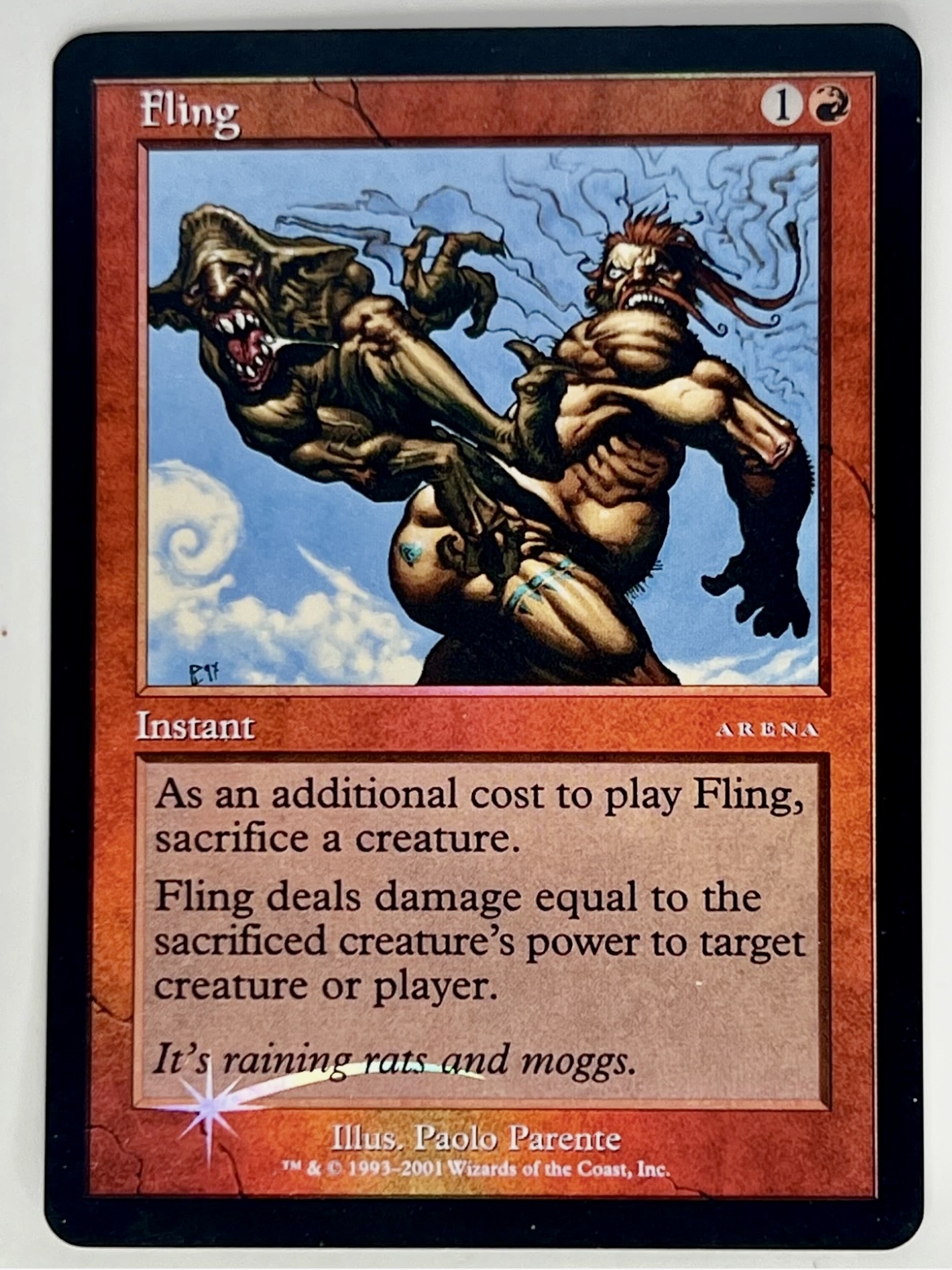 MTG Arena League Fling Foil Never Played Promo🔥🔥🔥