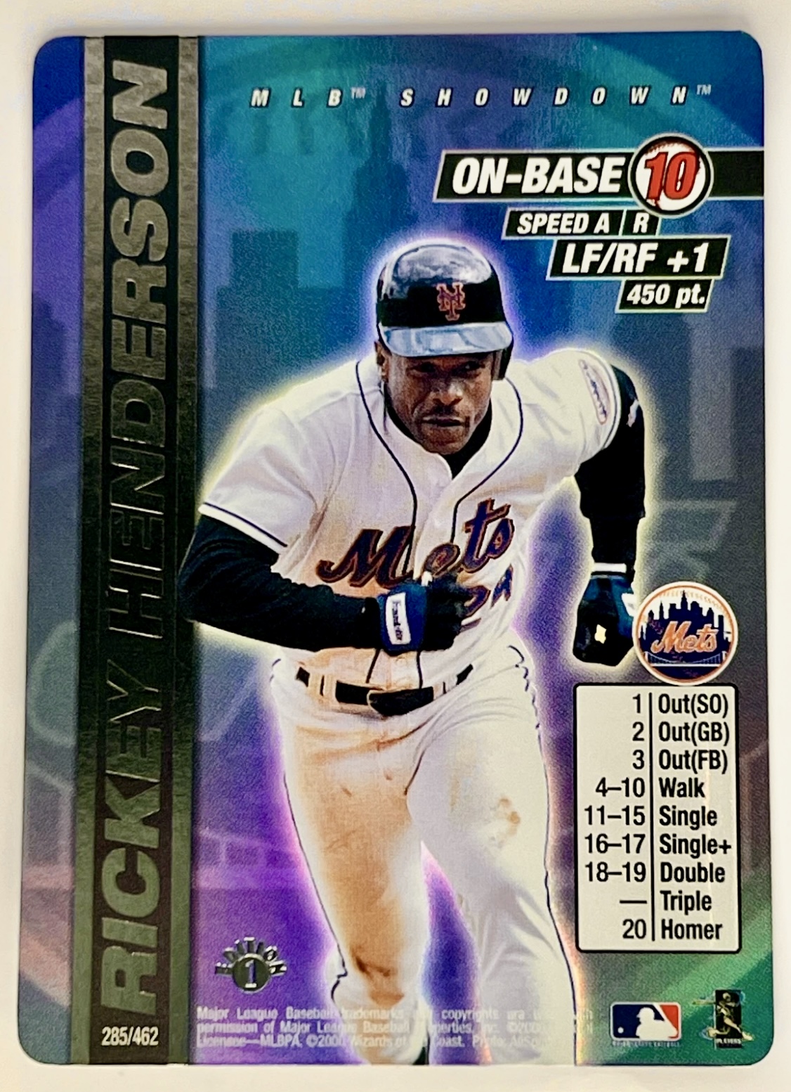 2000 MLB Showdown Rickey Henderson #285 It’s Edition Foil 🔥🔥🔥👀