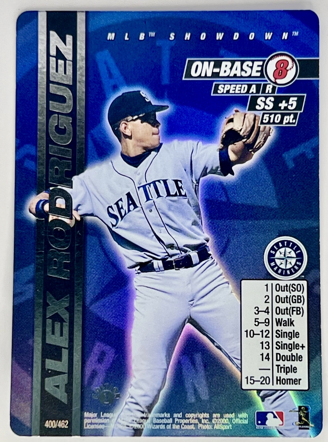 2000 MLB Showdown Alex Rodriquez #400 1st Edition Foil 🔥🔥👀