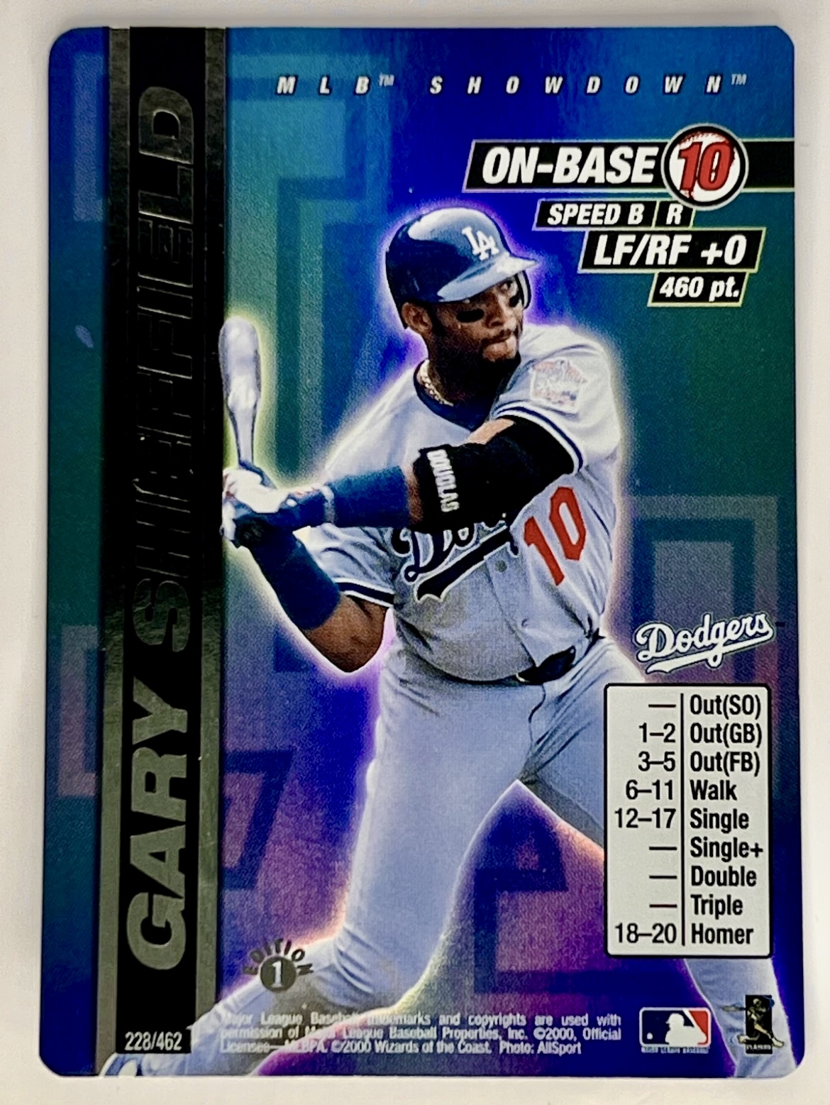 2000 MLB Showdown Gary Sheffield #228 1st Edition Foil 🔥🔥👀