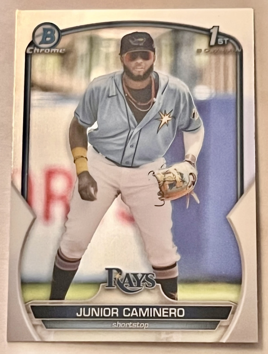 2023 Bowman Chrome Prospects Junior Caminero #BCP-61 1st Rookie RC
