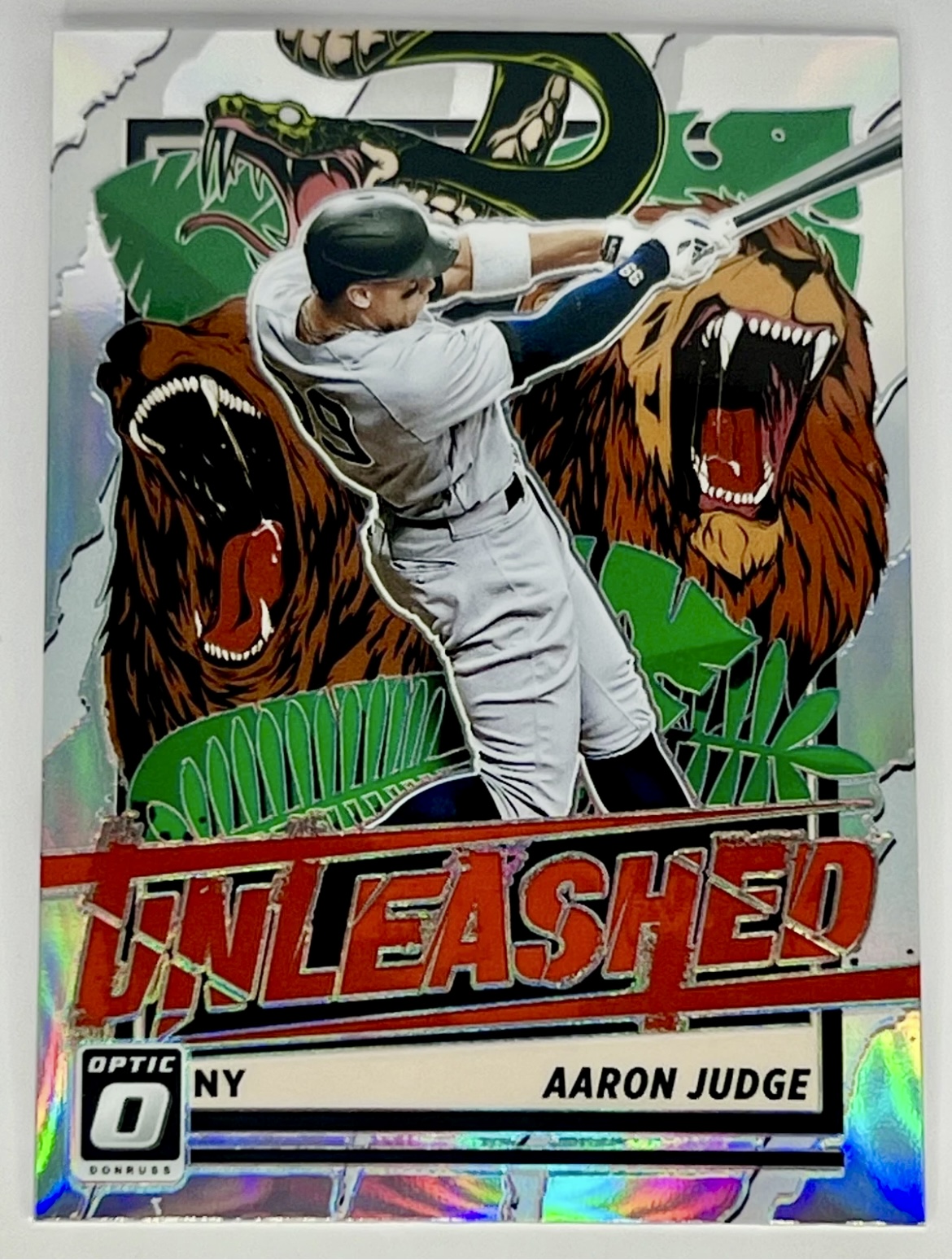 2021 Donruss Optic Aaron Judge #UNL5 Unleashed Holo Prizm 🔥🔥