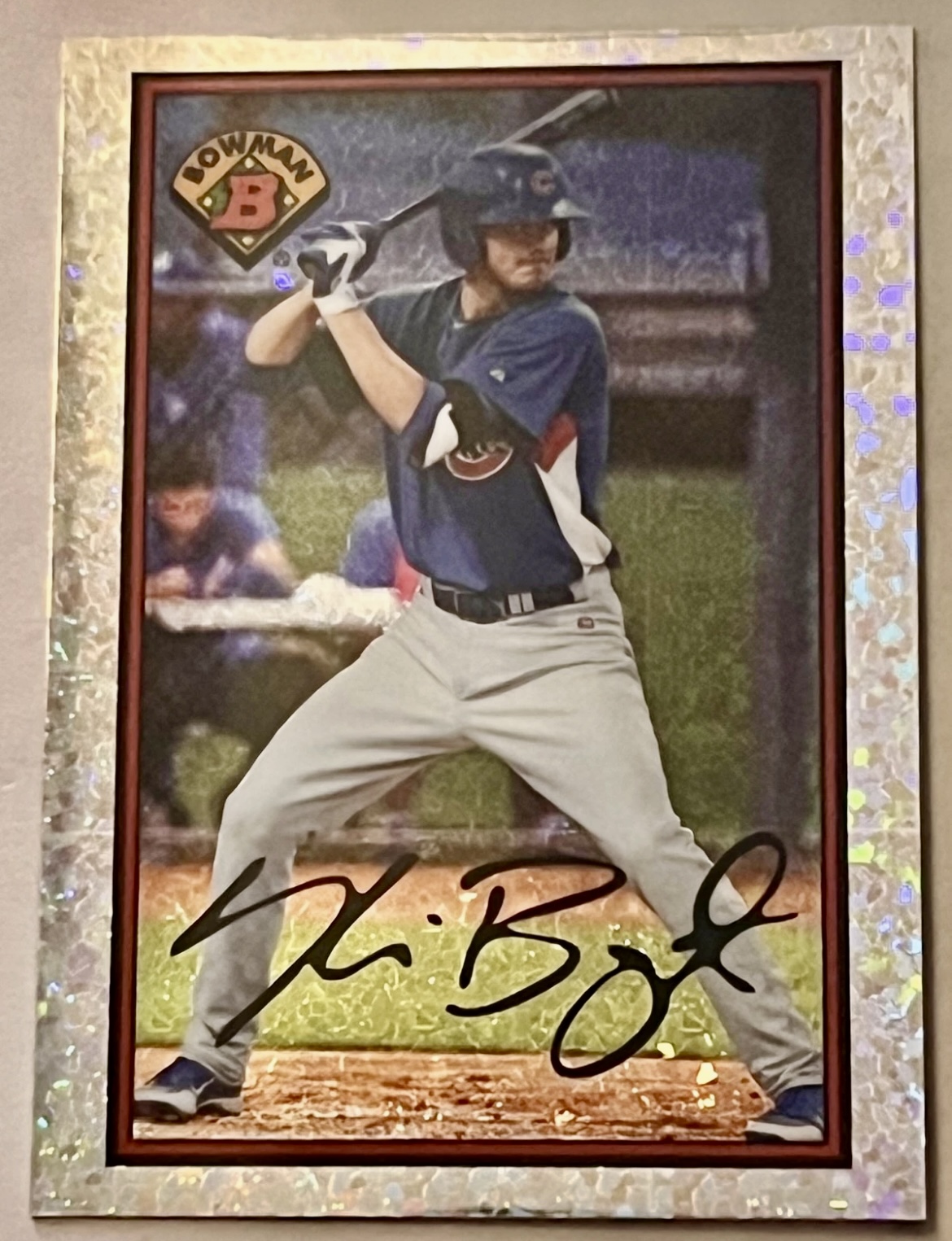 2014 Bowman Kris Bryant #89BIB-KB 1989 Bowman is Back Silver Diamond Refractor