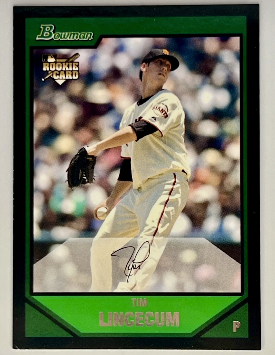2007 Bowman Draft Picks Tim Lincecum #BDP11 Rookie RC