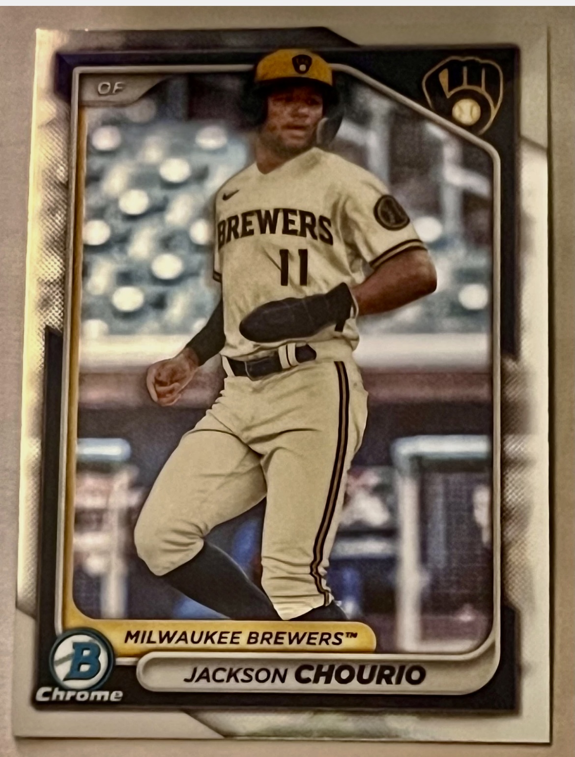 2024 Bowman Chrome Prospects Jackson Chourio #BCP-140 Rookie RC