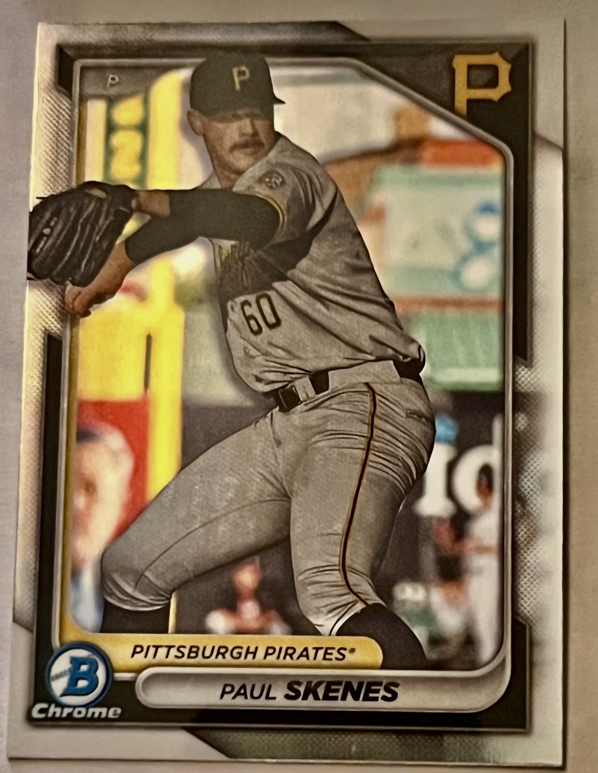 2024 Bowman Chrome Prospects Paul Skenes #BCP125 Rookie RC