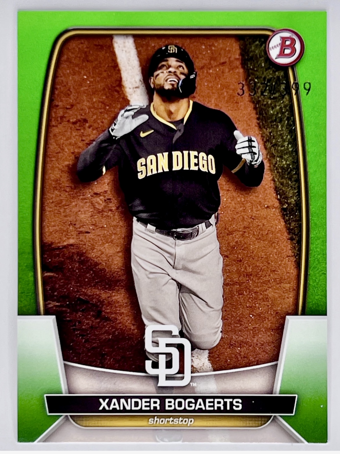 2023 Bowman Xander Bogaerts #7 Neon Green /399