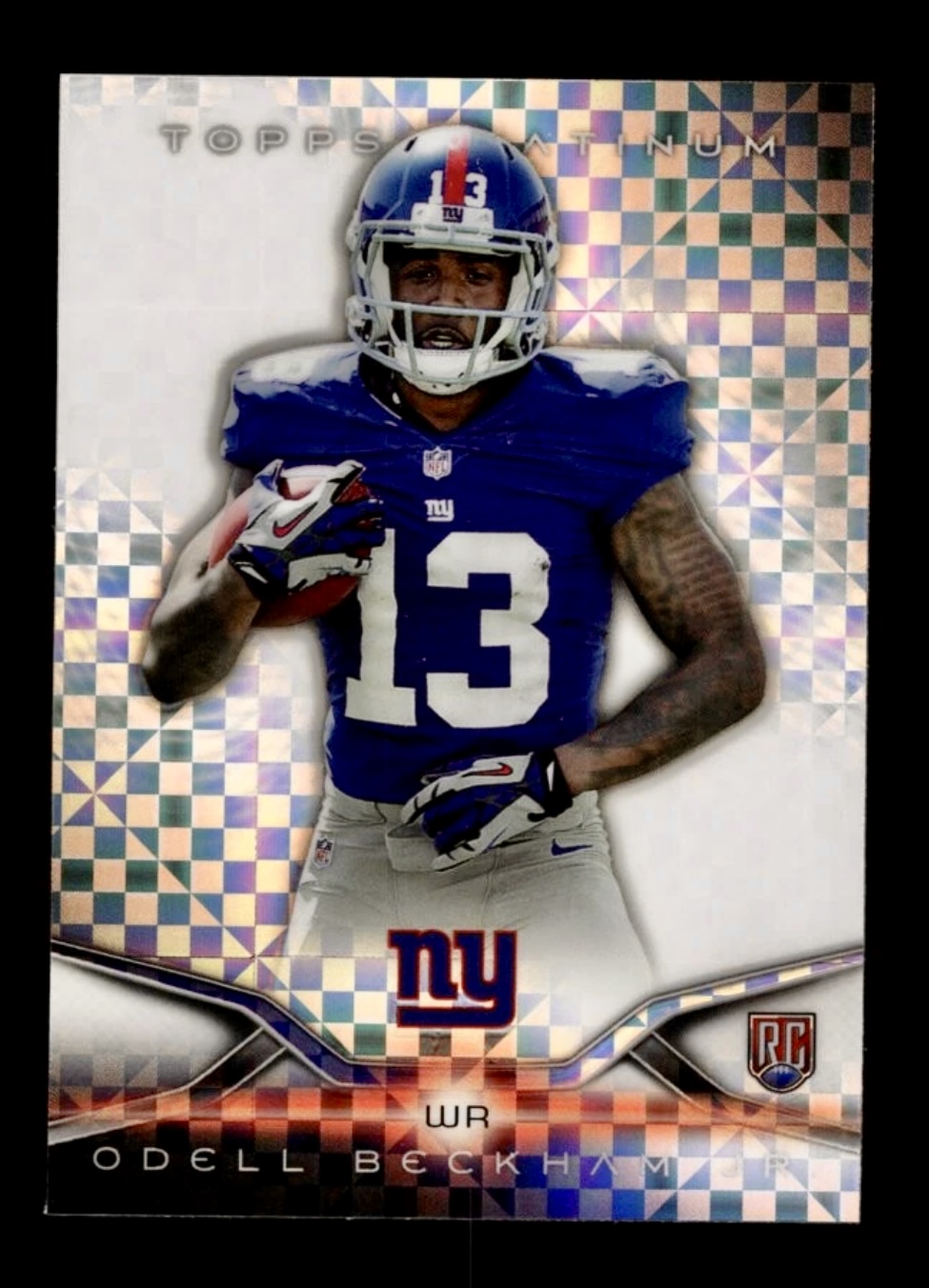 2014 Topps Platinum Odell Beckham #117 Xfractor Rooki RC