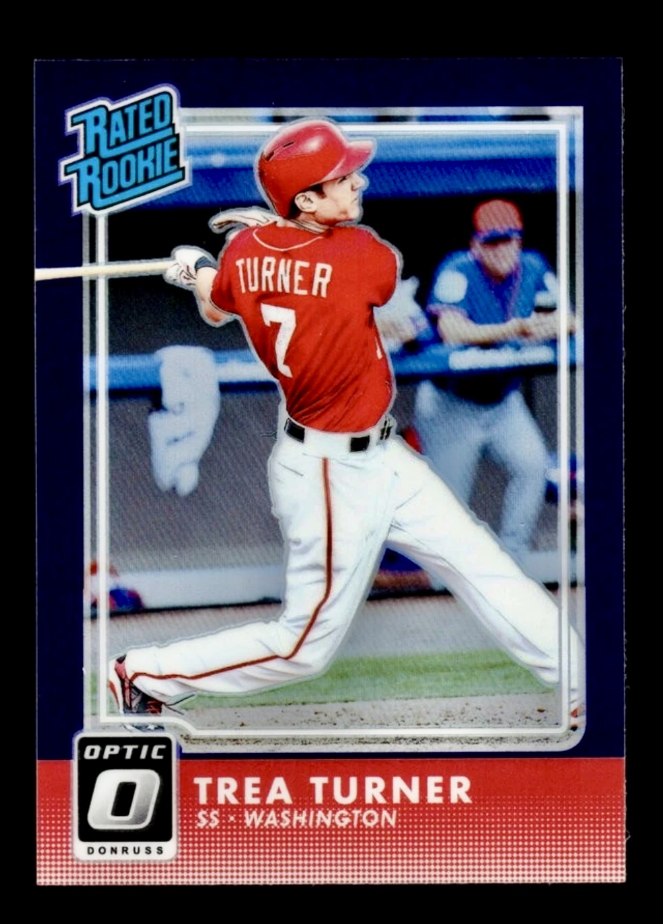 2016 Donruss Optic Trea Turner #33 Rated Rookie purple