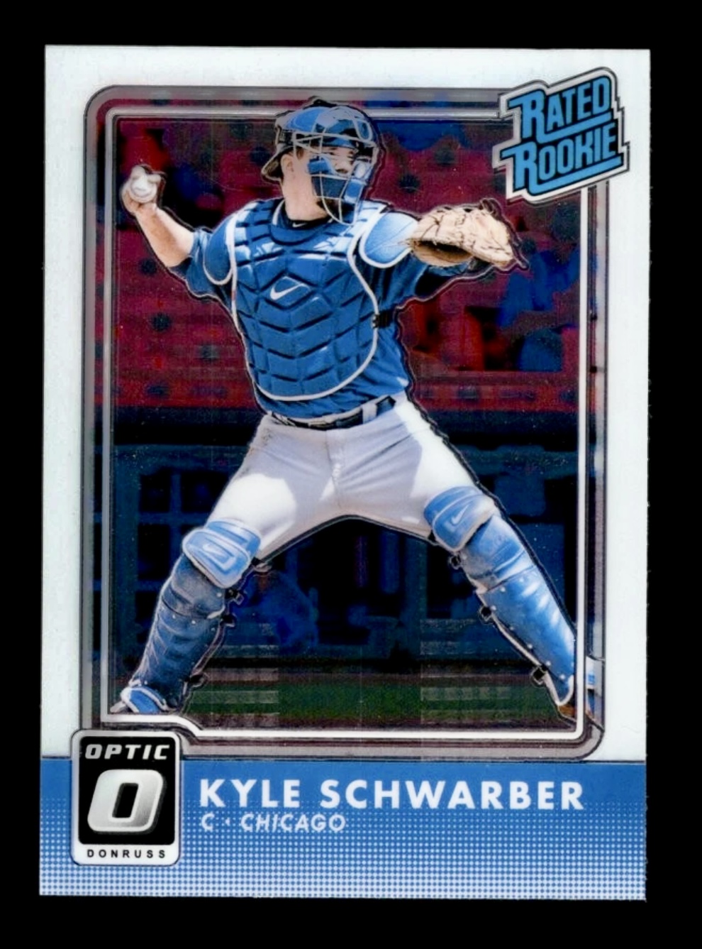 2016 Donruss Optic Kyle Shwarber #31 Rated Rookie RC 👀🔥🔥