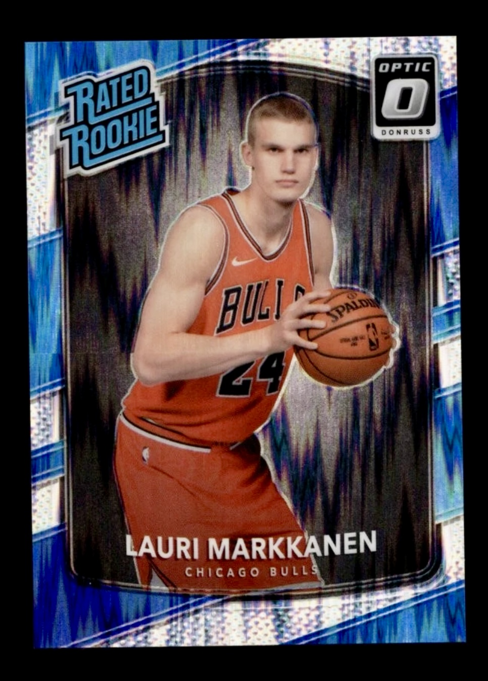 2017-18 Donruss Optic Lauri Markkanen #159 Shock Prizm Rated Rookie