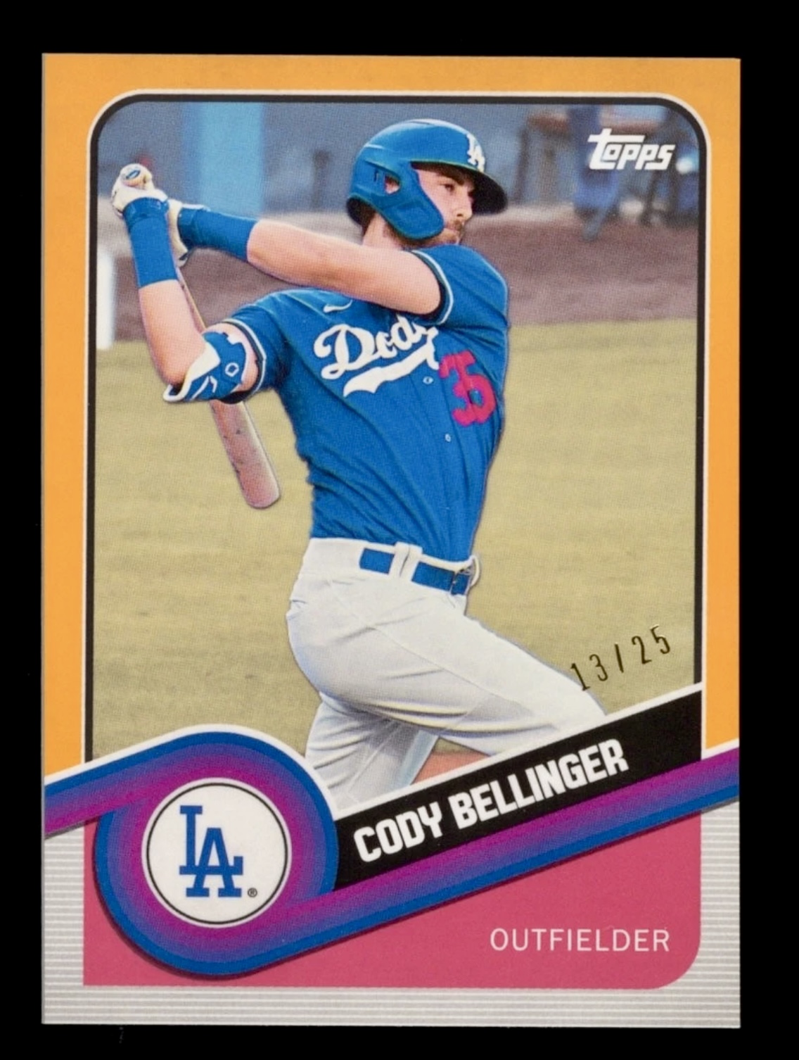 2020 Topps Cody Bellinger #21 Orange /25 🔥🔥👀👀