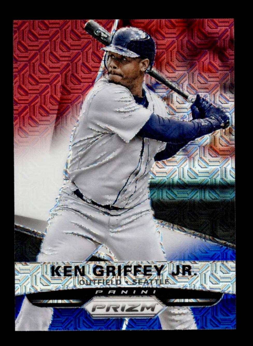 2015 Prizm Ken Griffey JR #154 RWB Mojo Prizm 👀👀🔥