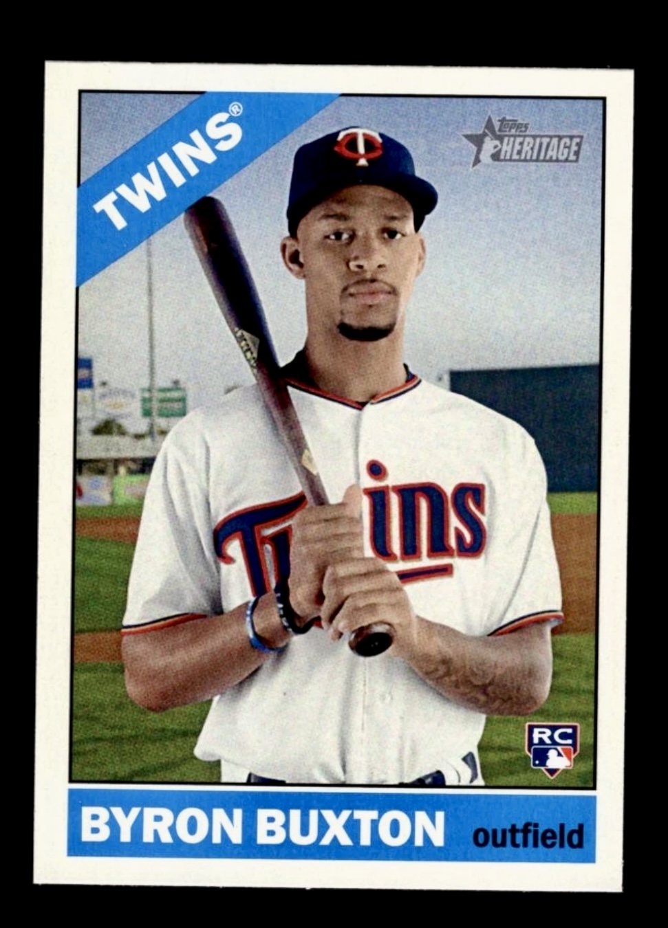Topps Heritage Byron Buxton #724 Rookie RC High Number SP