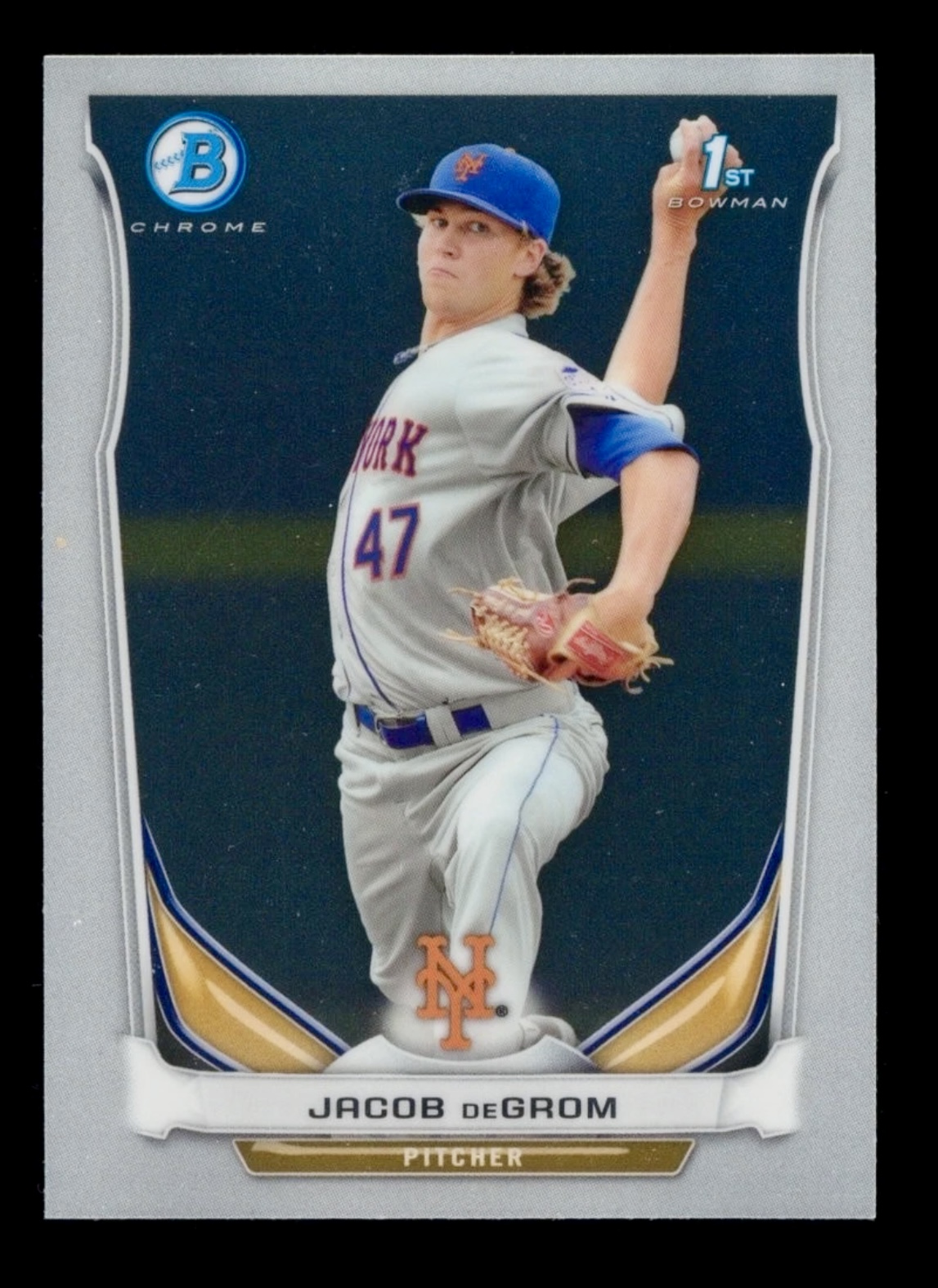 214 Bowman Chrome Jacob DeGrom #BCP73 Prospects 1st Rookie👀