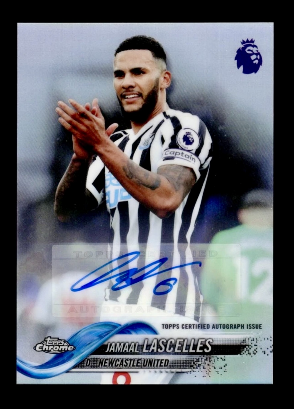 2019 Topps Chrome Jamaal Lascelles #83 Auto Autograph 👀