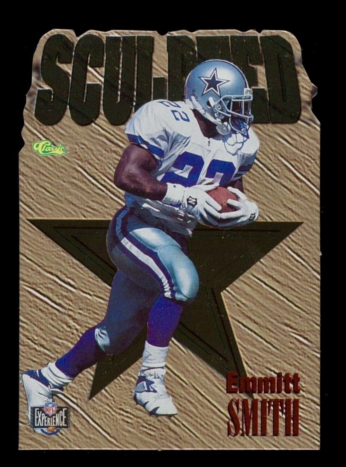 1994 Classic Emmitt Smith #S4 Sculpted die cut