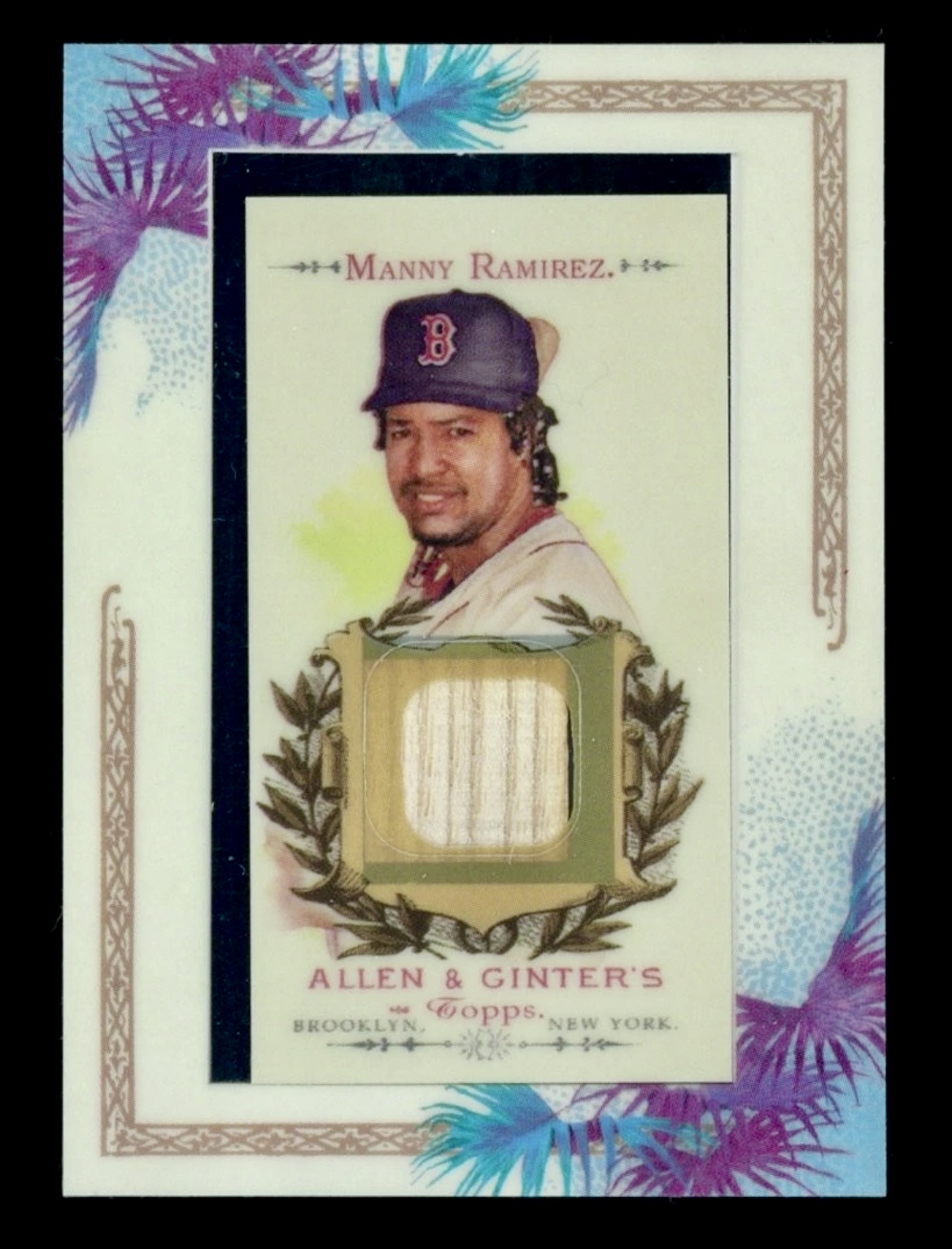 2007 Topps Allen & Ginter Manny Ramirez #AGR-MR Bat Relic