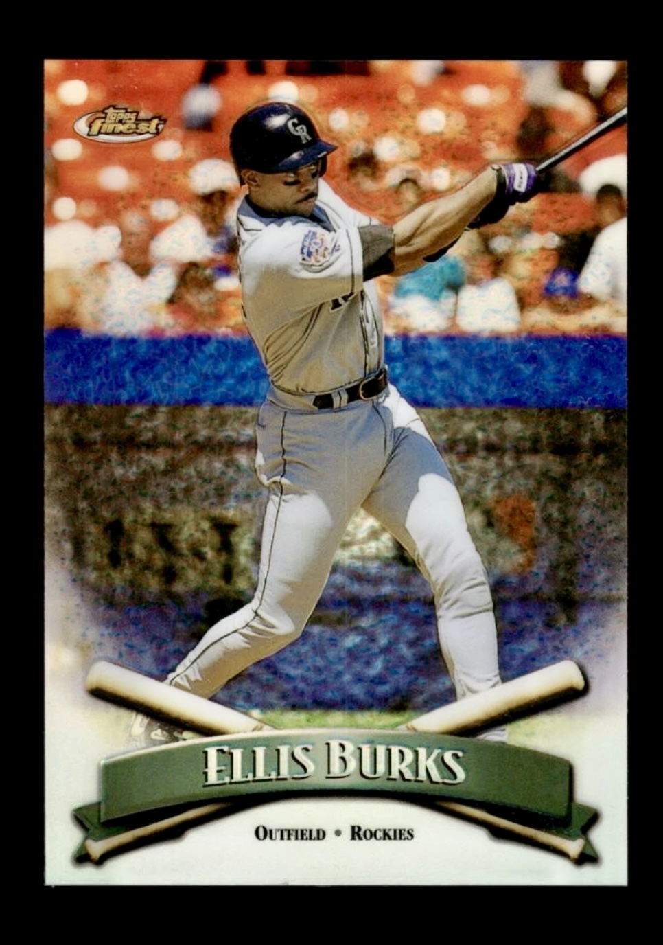 1998 Topps Finest Ellis Burks #236 Refractor
