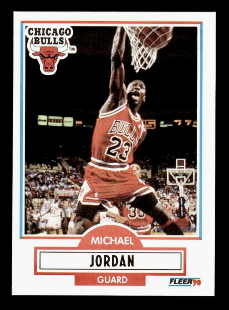 1990 Fleer Michael Jordan #26 Dunking 🔥🔥👀👀