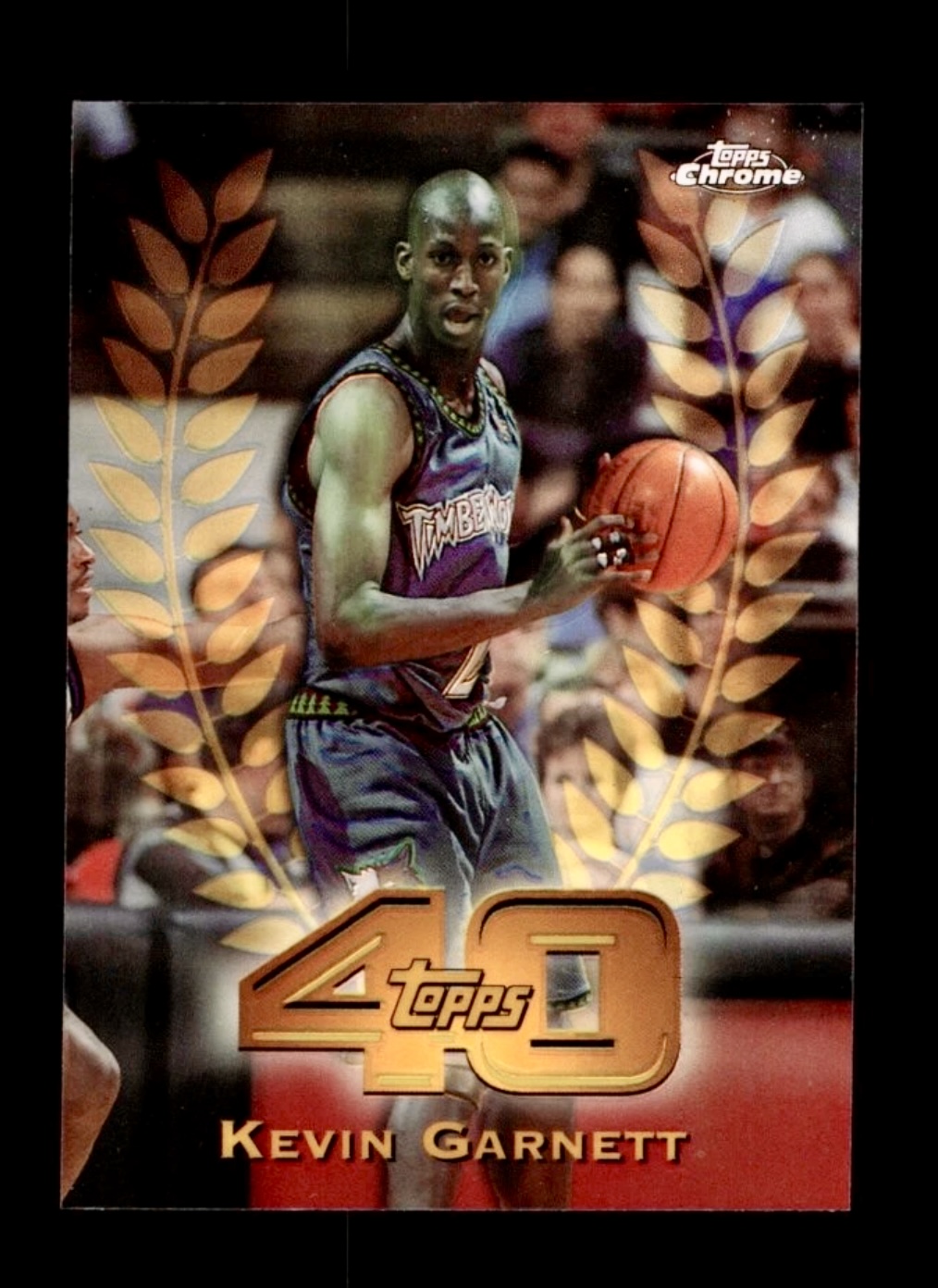 1997-98 Topps Chrome Kevin garnett #T40-11 Refractor 🔥🔥👀👀