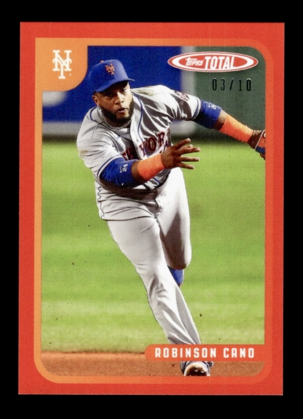 2020 Topps Total Robinson Cano #800 Red SP /10