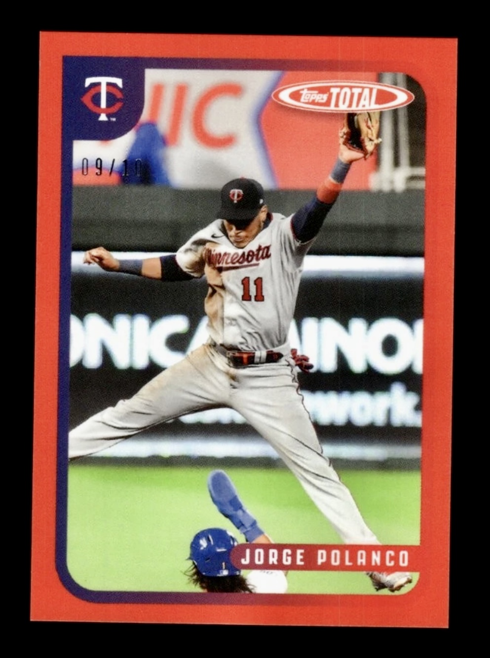 2020 Topps Total Jorge Polanco #728 Red /10 👀🔥🔥
