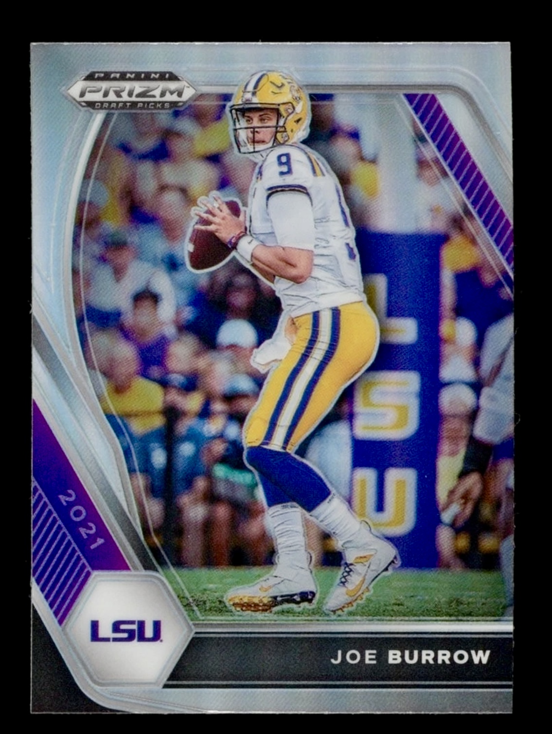2021 Prizm Draft Picks Joe Burrow #3 Silver Prizm