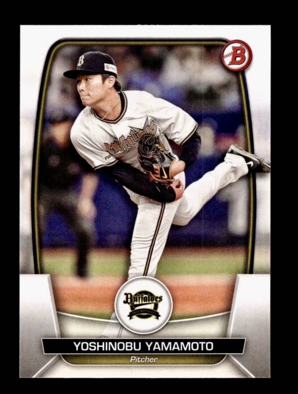 2023 Bowman NPB Nippon Pro Yoshinobu Yamamoto #37 pre Rookie RC