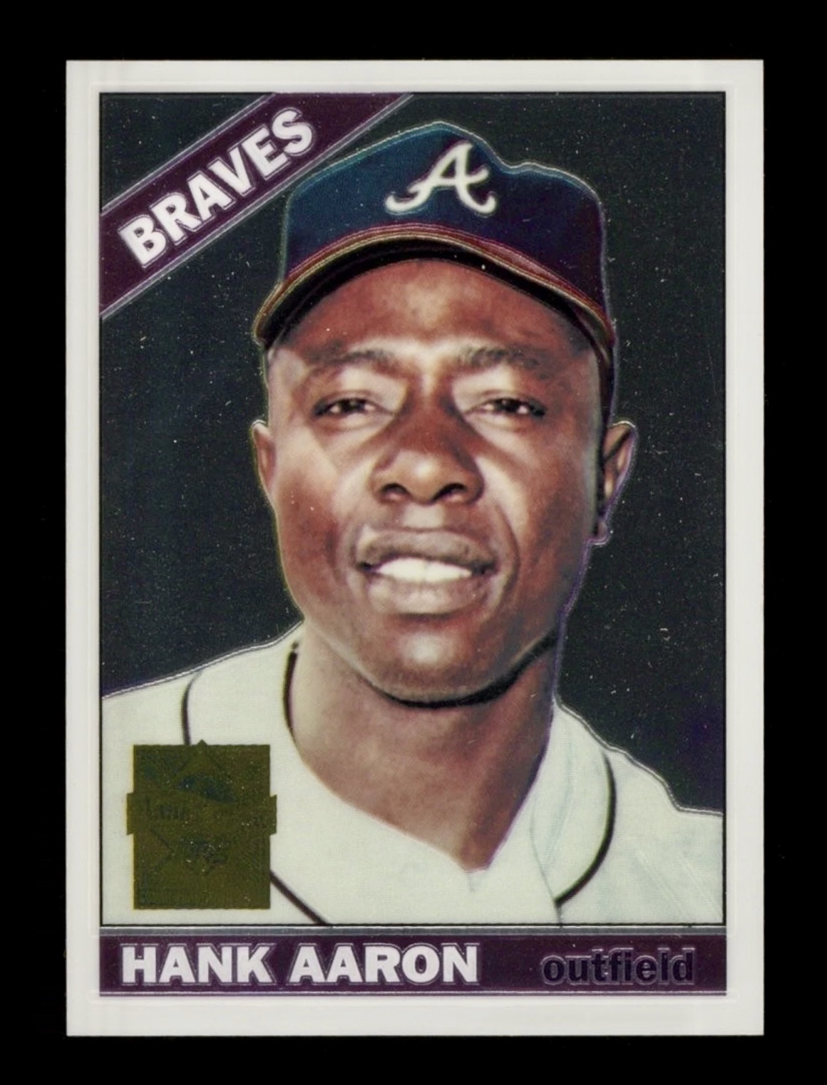 Topps Chrome Hank Aaron #13 Commemorative Chrome Reprint