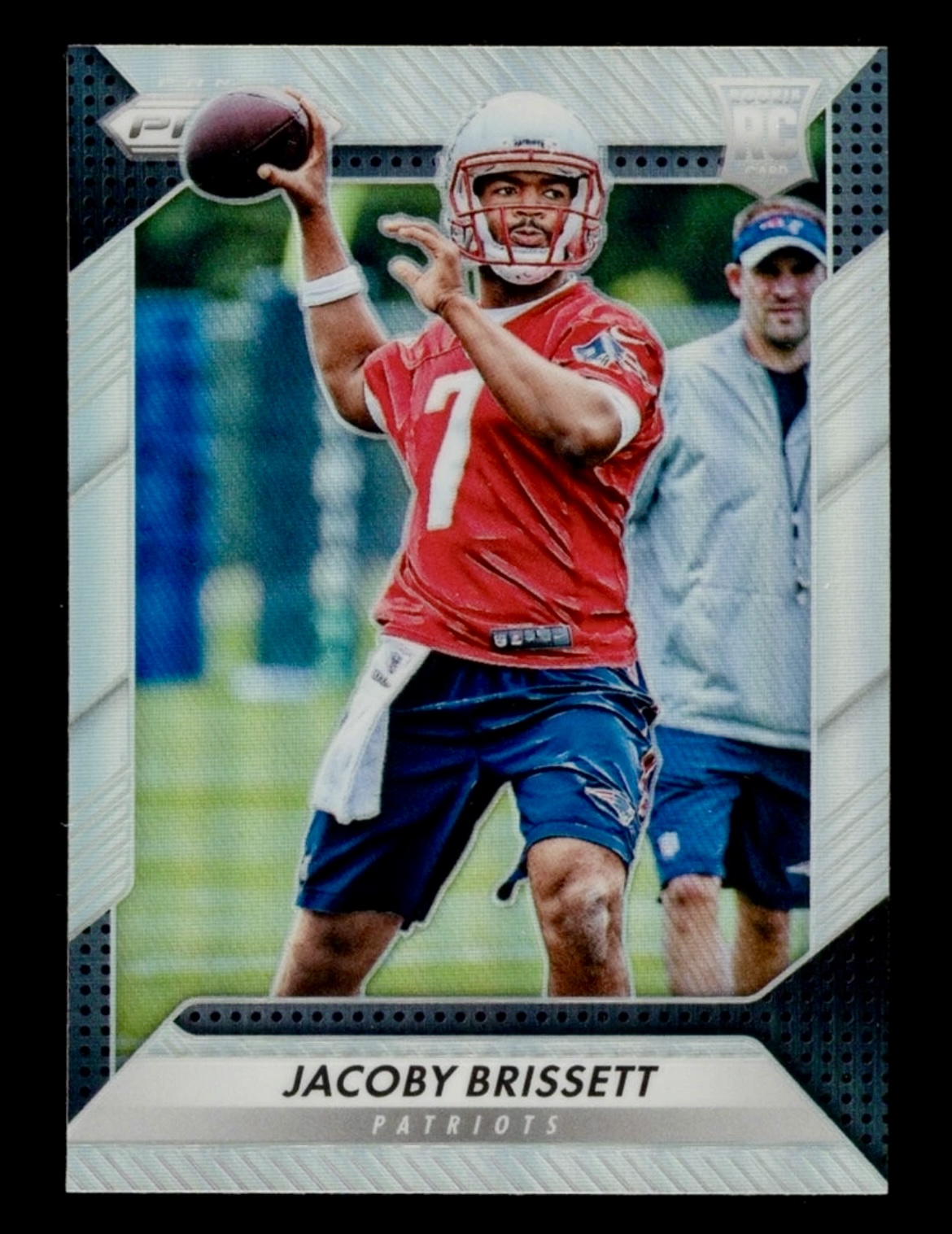 2016 Prizm Jacoby Brissett #292 Silver Prizm Rookie RC